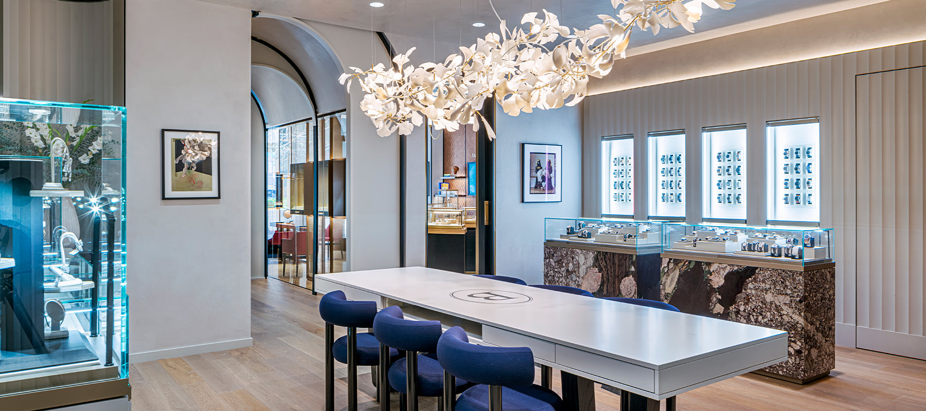 Mag Mile Burdeen's Jewelry boutique interior