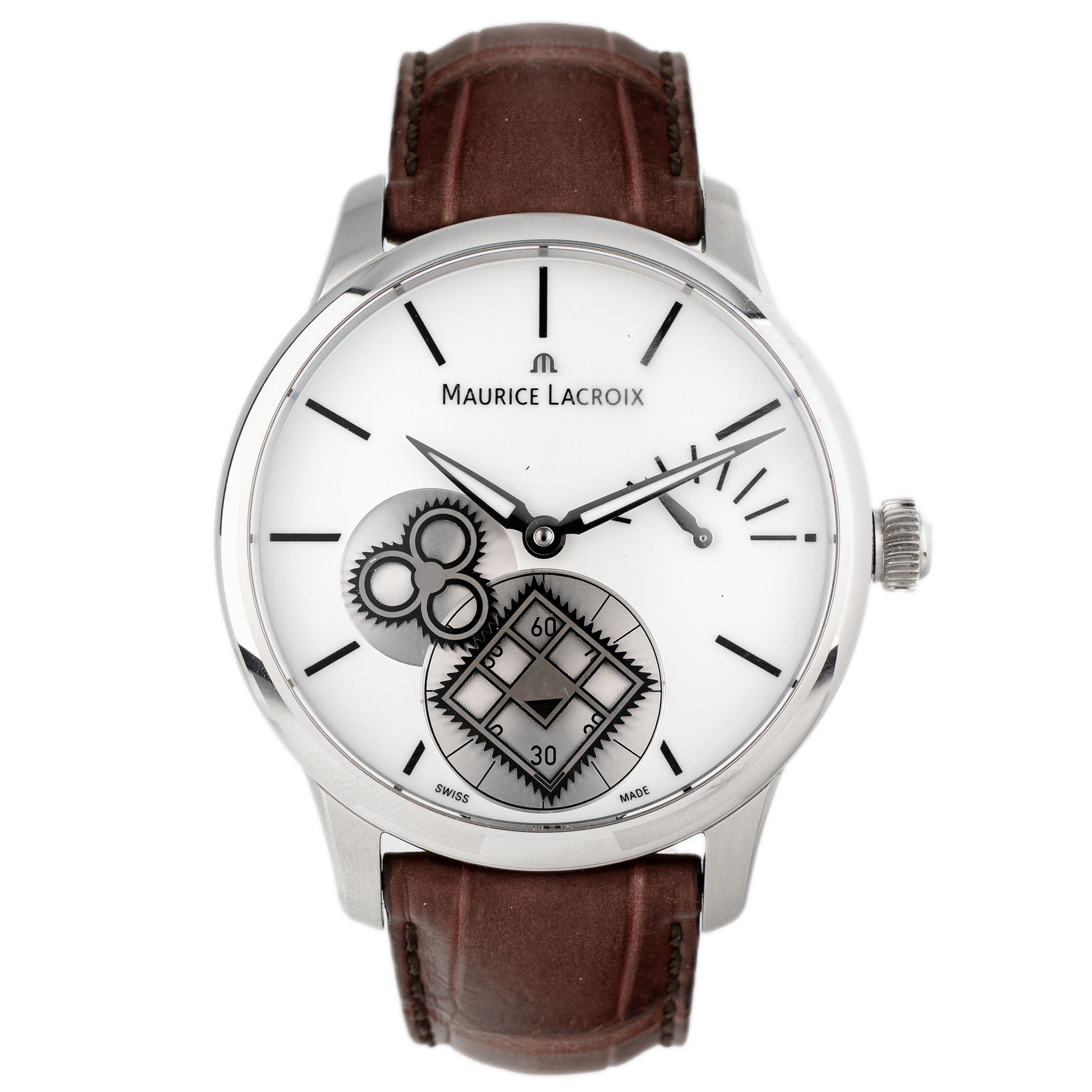 Maurice Lacroix Masterpiece Square 43MM Full Set Ref:MP7158-SS001-101-