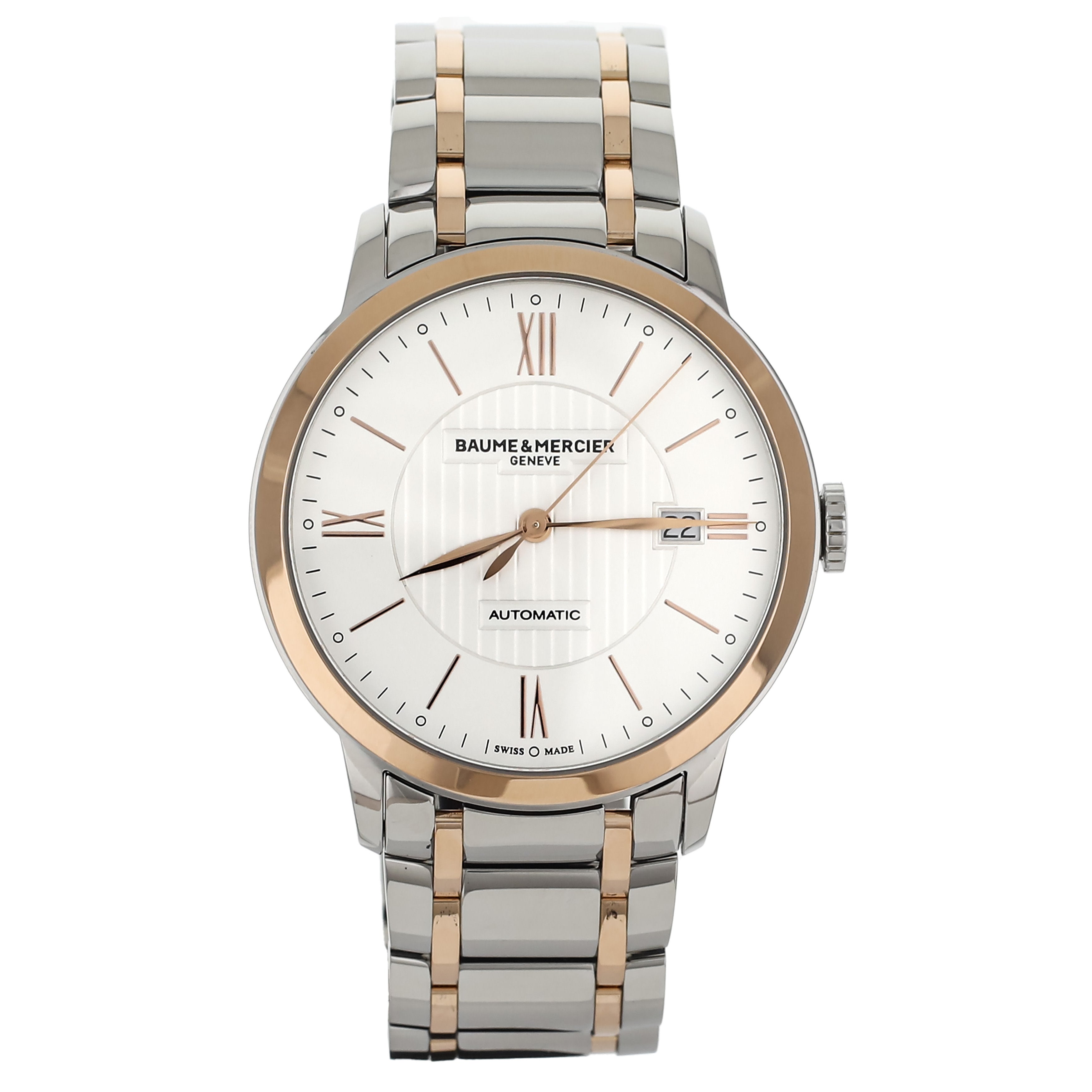 Baume & Mercier Classima Steel & Gold 40MM Ref: MOA10217 Full Set