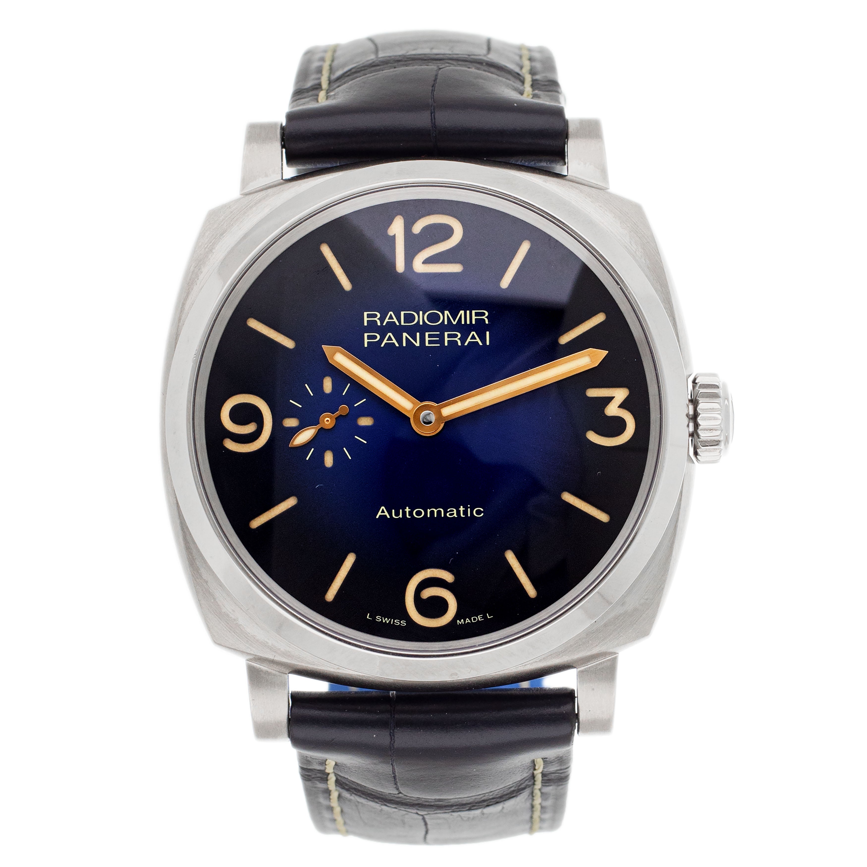 Panerai Radiomir Mediterraneo Titanium Blue Dial 45mm PAM01078