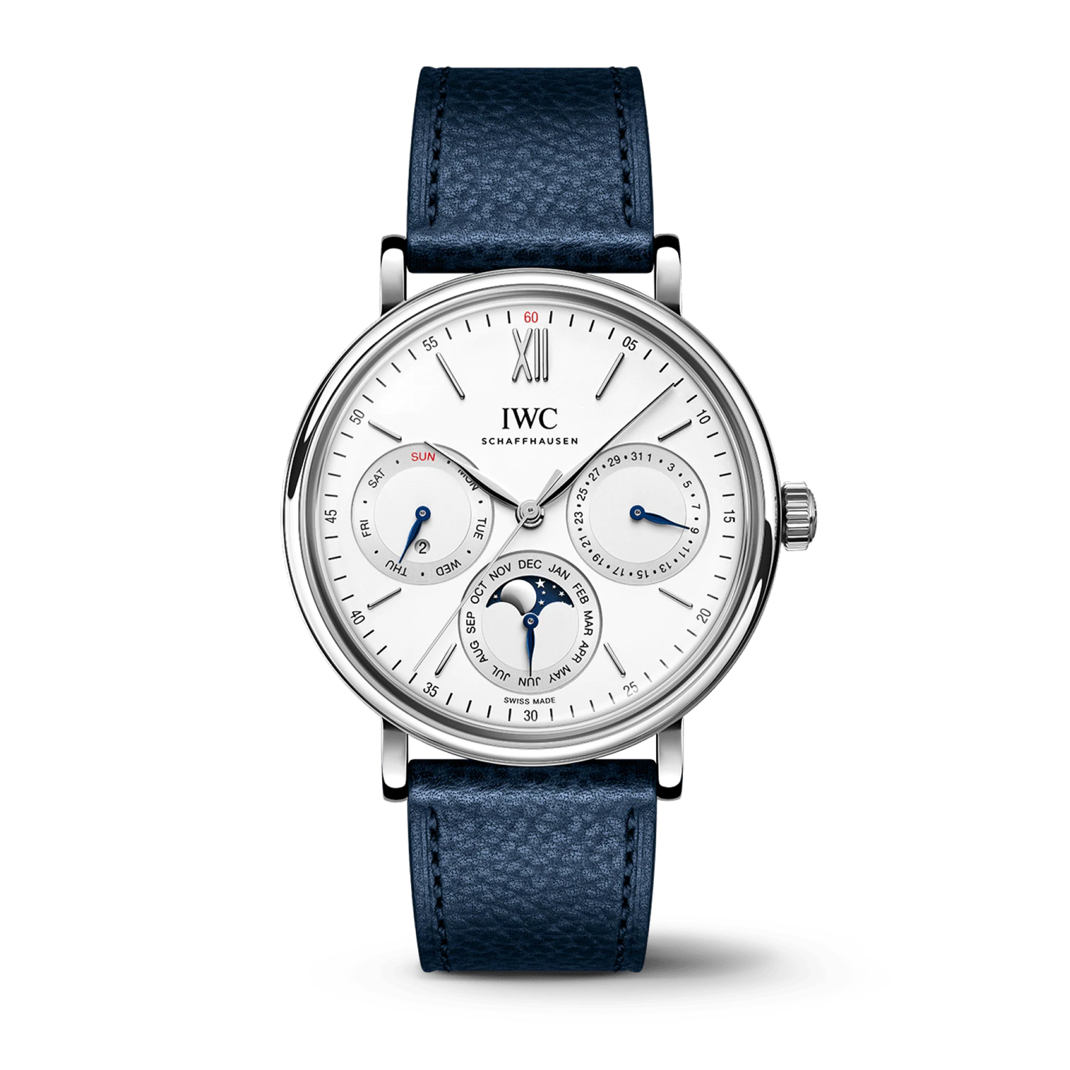 IWC Portofino Perpetual Calendar Watch, 40mm Silver Dial, IW344601