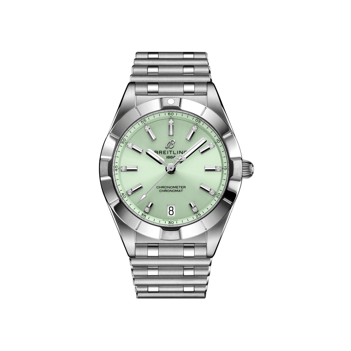 Breitling Chronomat Watch, 32mm Green Dial, A77310101L1A1