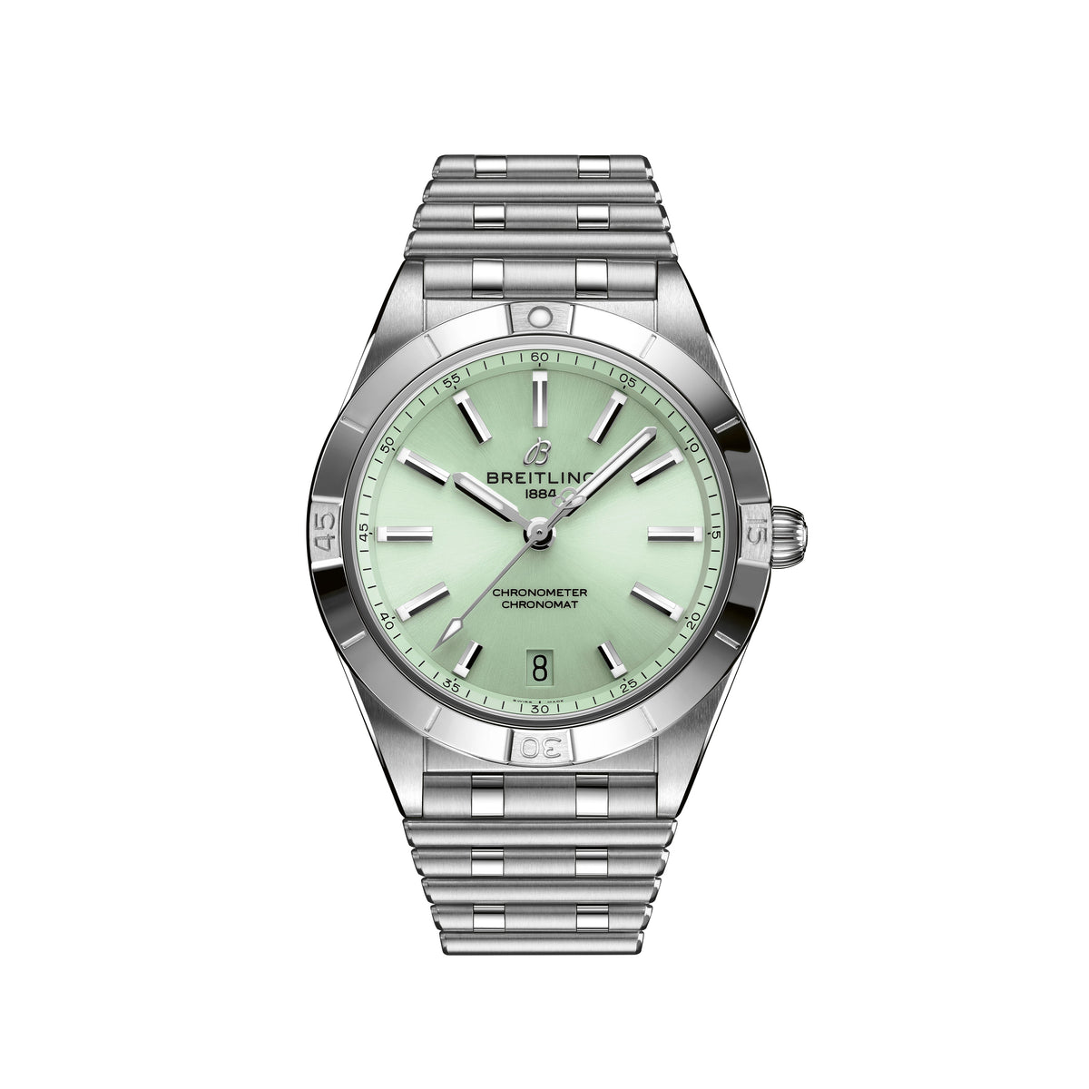 Breitling Chronomat Automatic Watch, 36mm Green Dial, A10380101L1A1