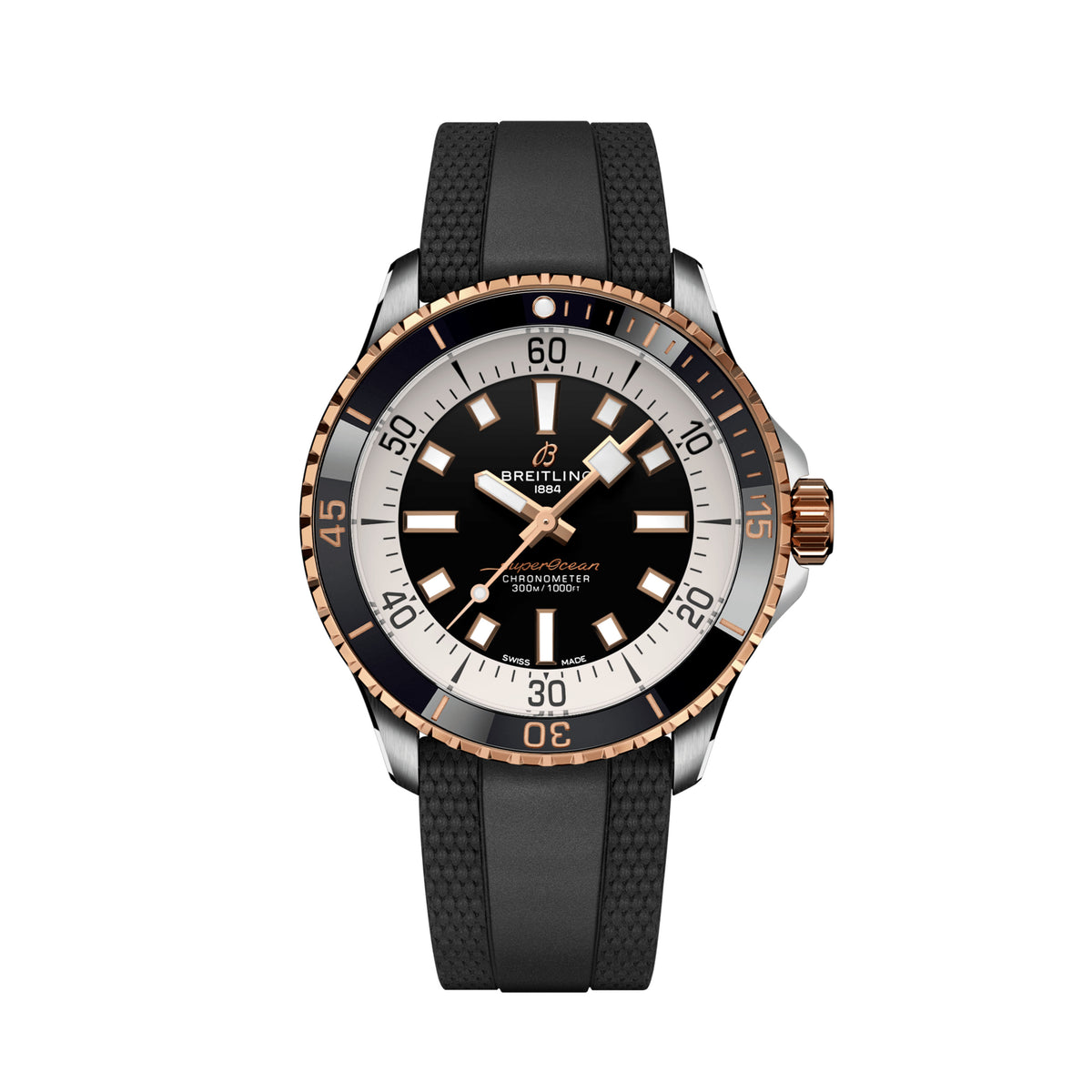 Breitling Superocean Automatic Watch, 42mm Black Dial, U17375211B1S1