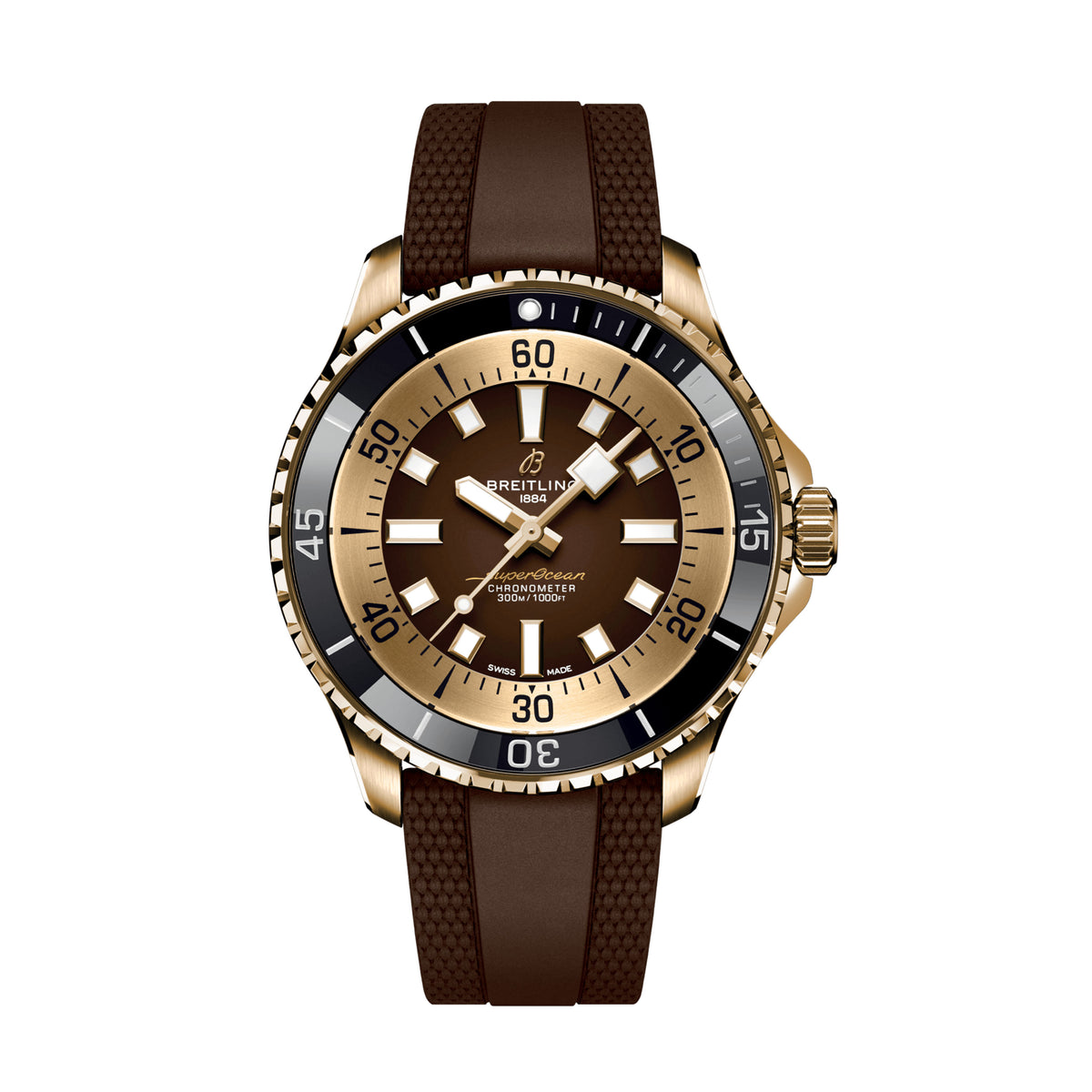 Breitling Superocean Automatic Watch, 44mm Brown Dial, N17376201Q1S1