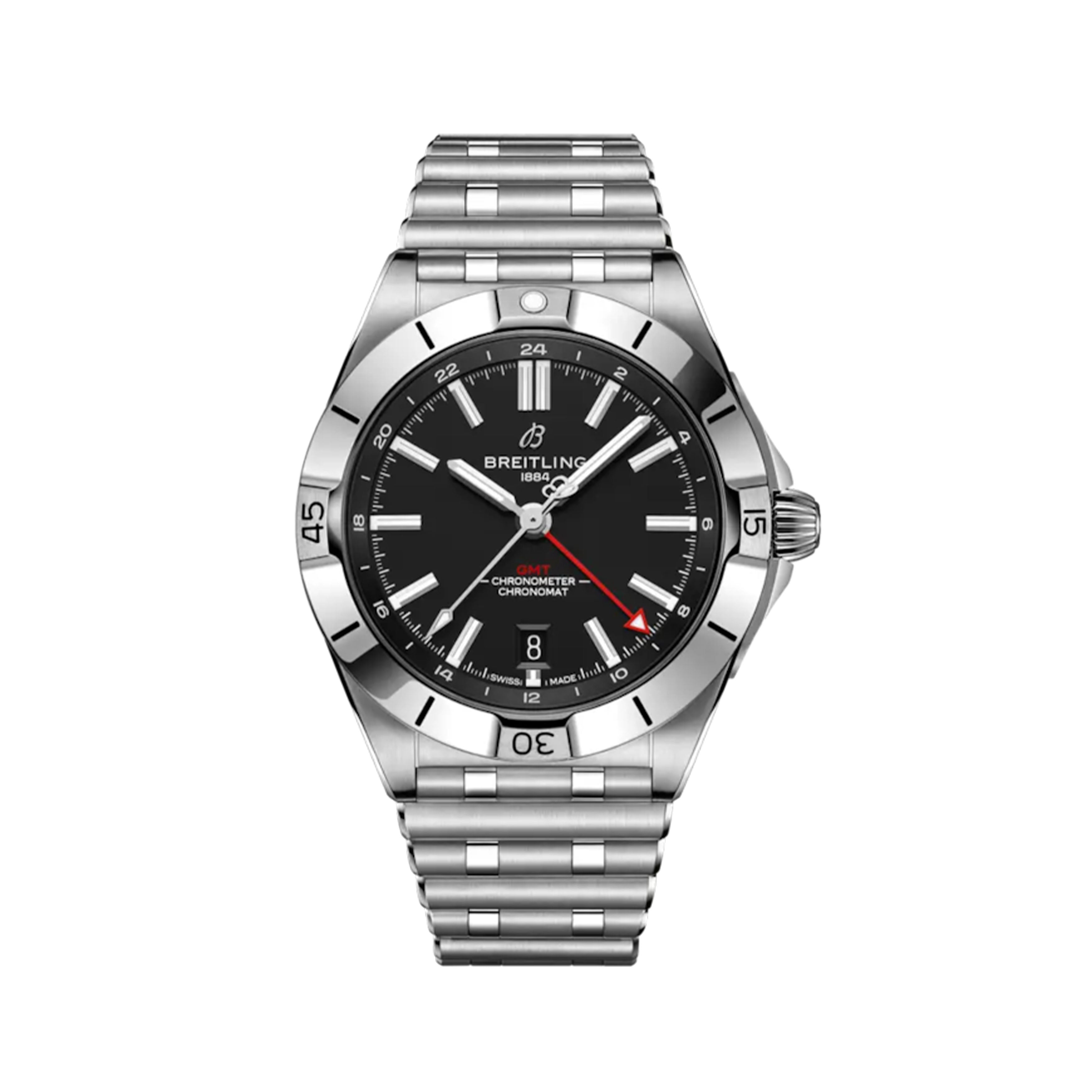 Breitling Chronomat Automatic Gmt Watch, 40mm Black Dial, A32398101B1A1