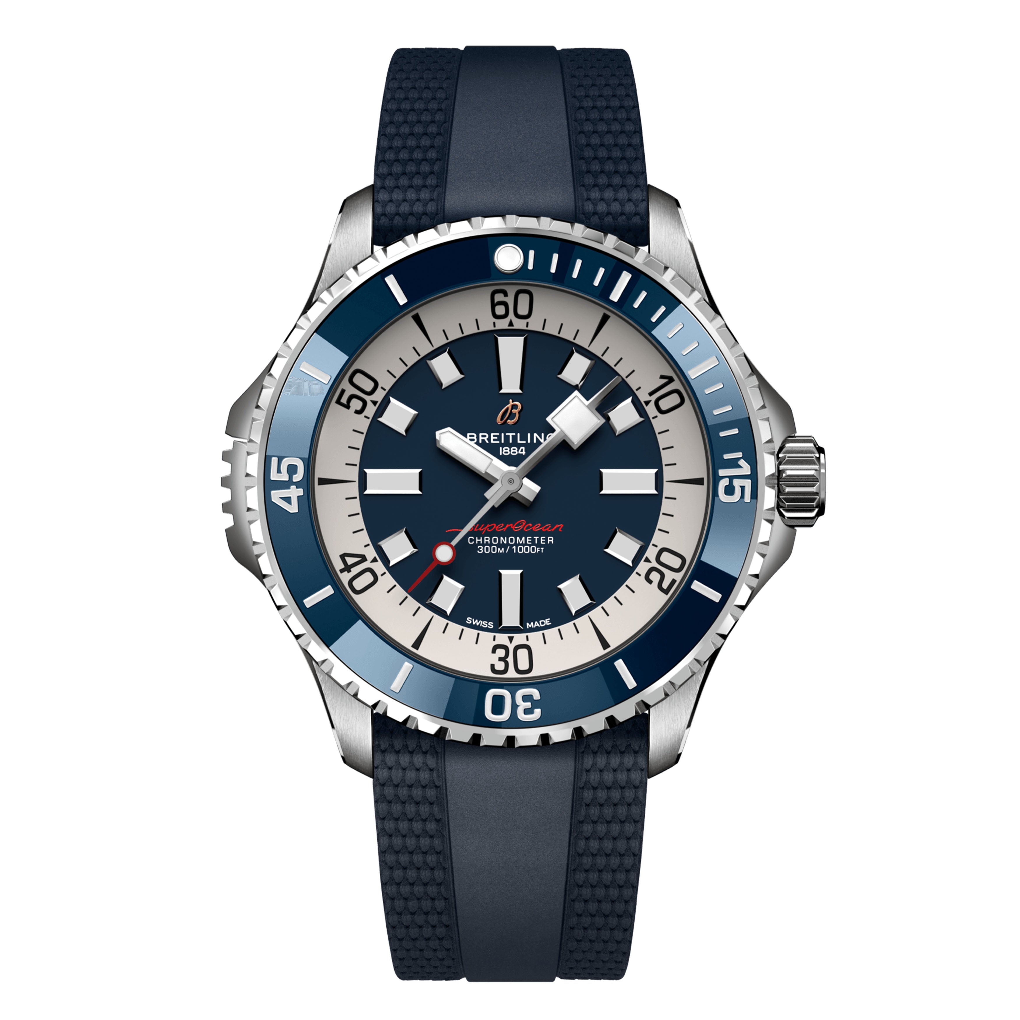 Breitling Superocean Automatic Watch, 46mm Blue Dial, A17378E71C1S1
