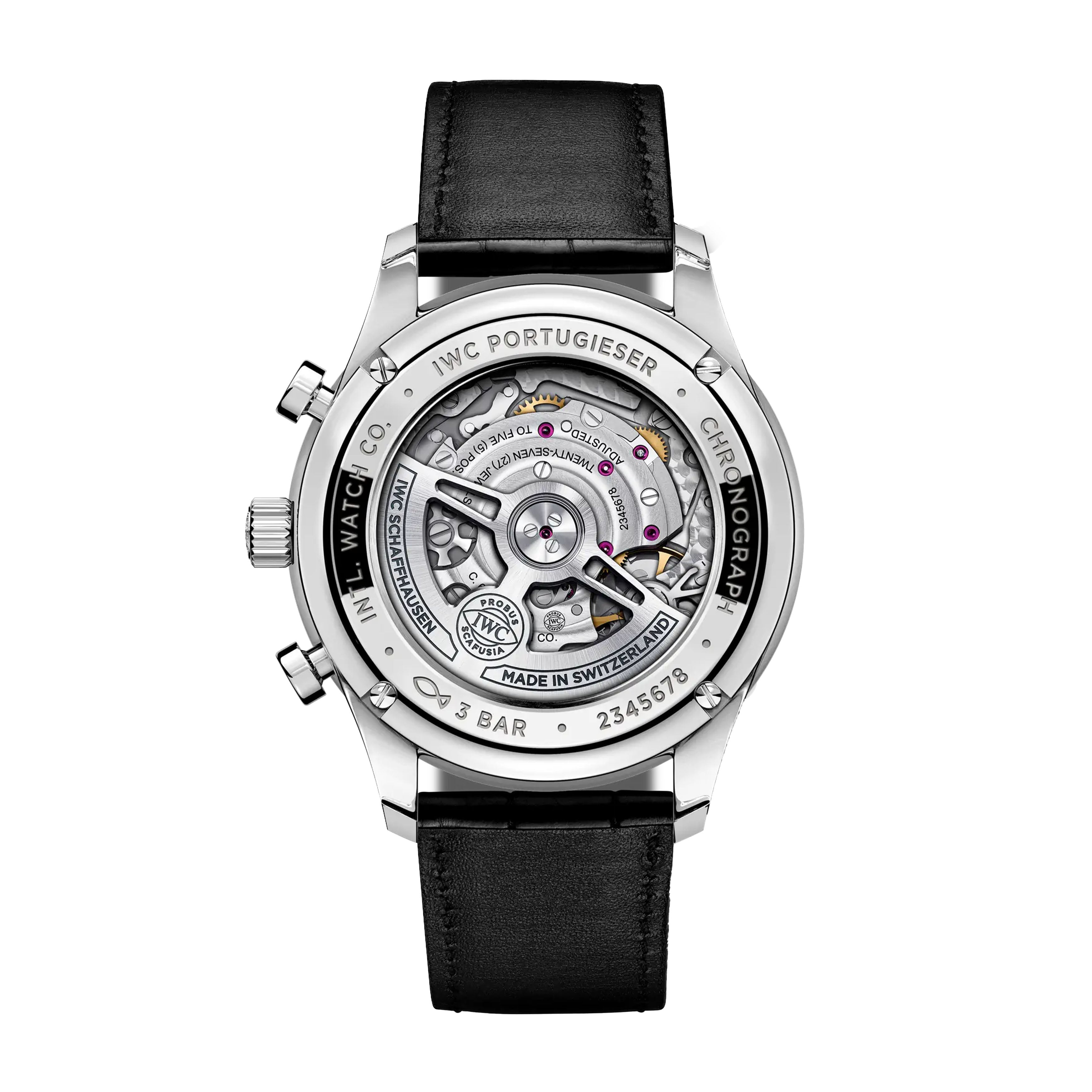 IWC Portugieser Chronograph Watch, 41mm Black Dial, IW371609
