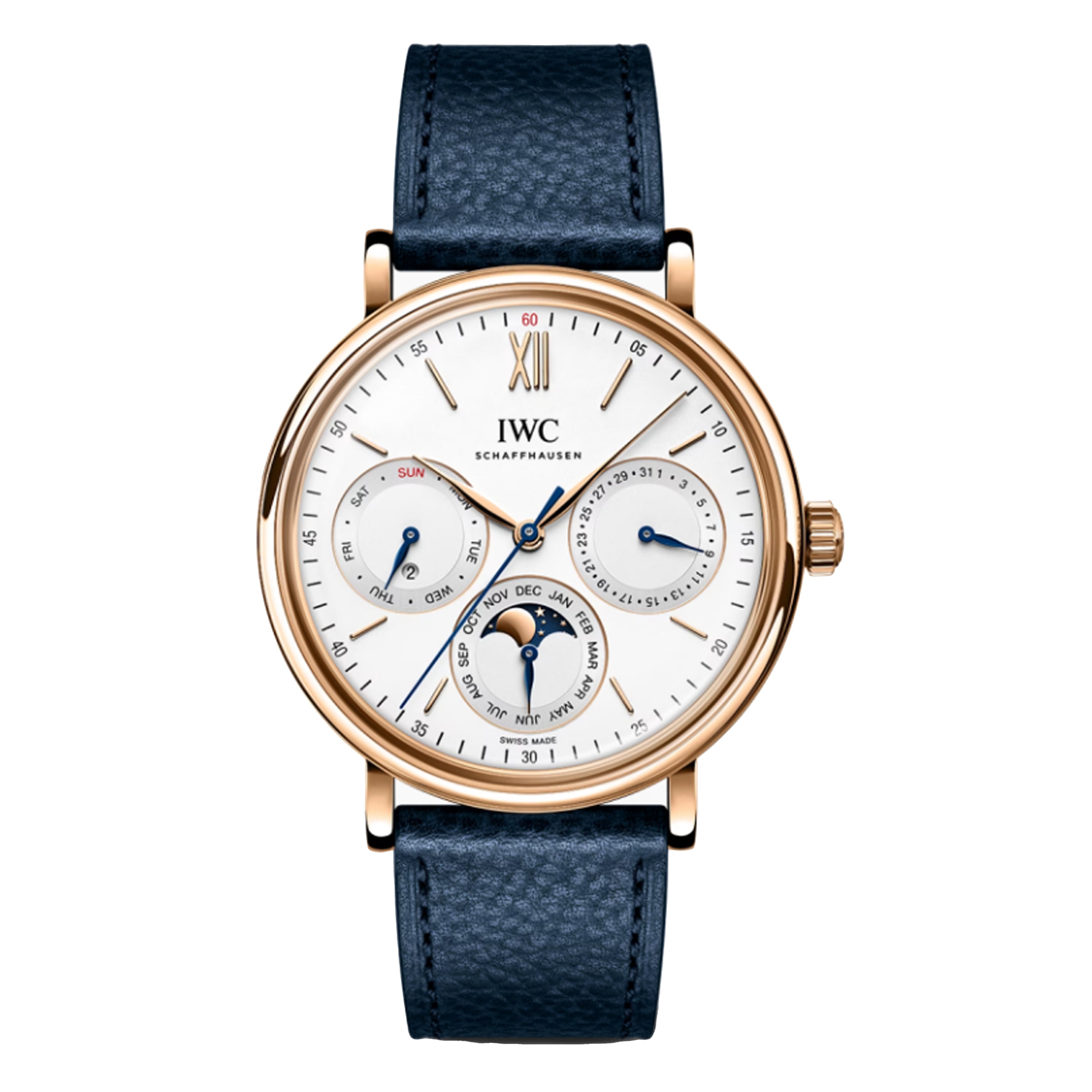 IWC Portofino Perpetual Calendar Watch, 40mm Silver Dial, IW344602