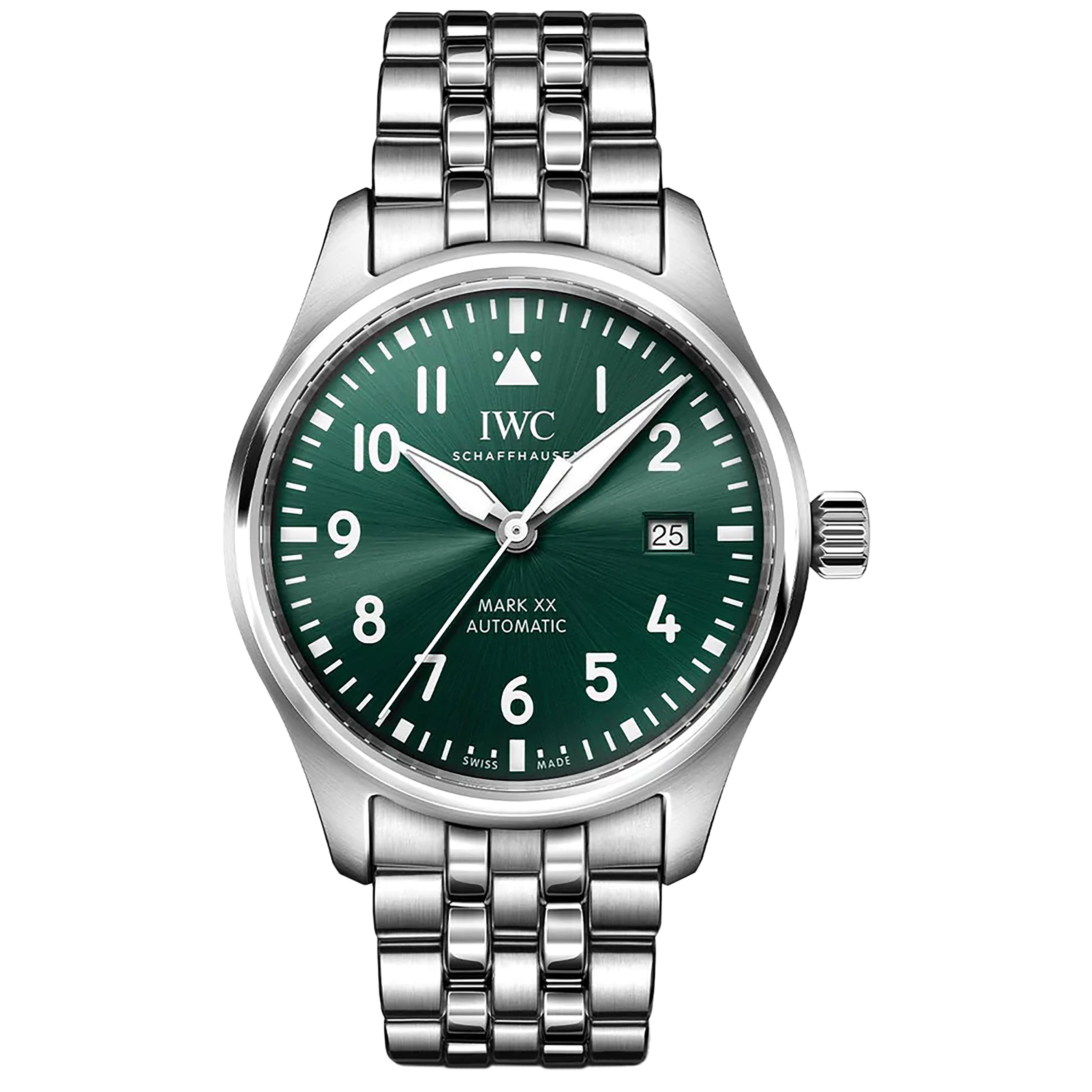 IWC Pilot's Watch Mark XX Watch, 40mm Green Dial, IW328206