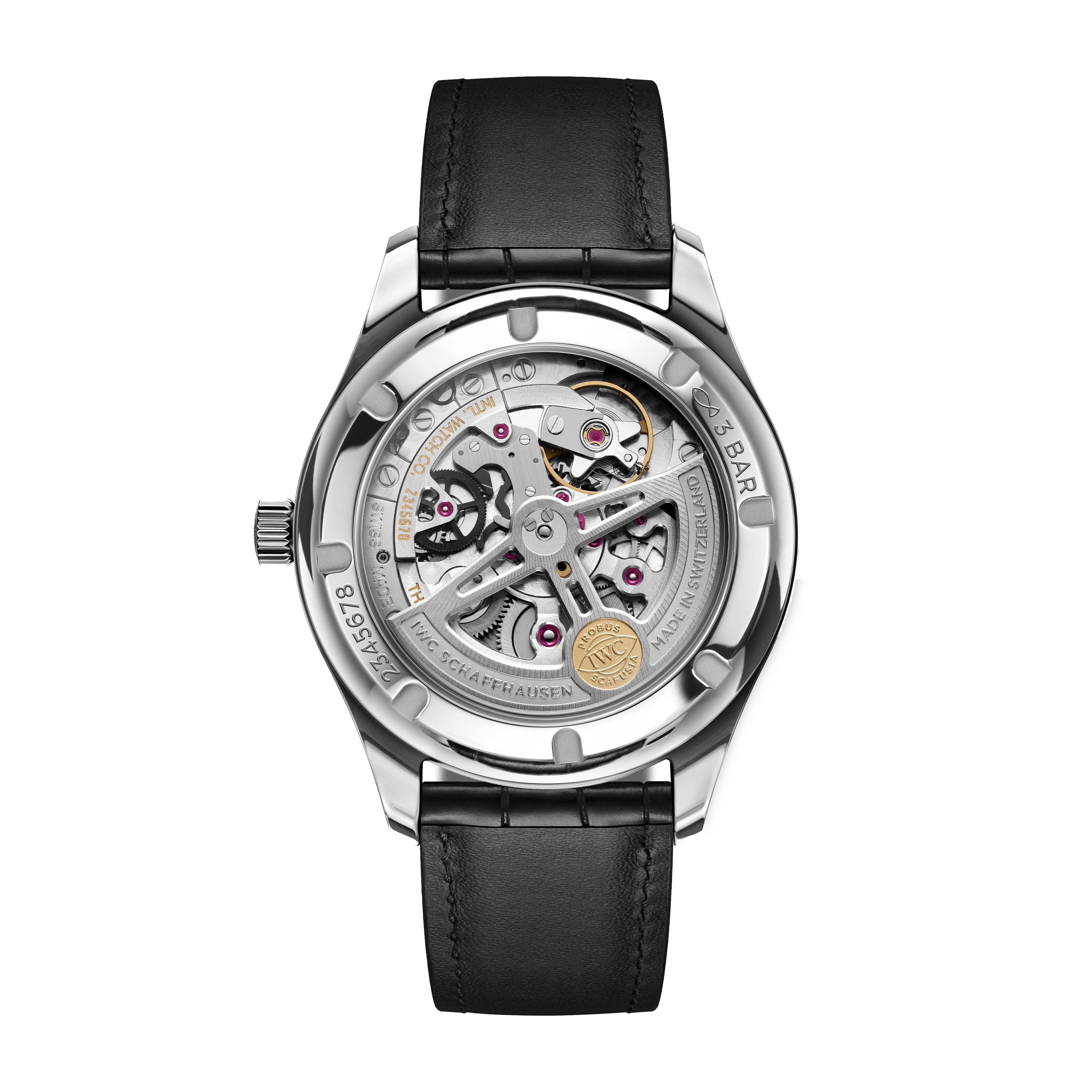 IWC Portugieser Automatic Watch, 40mm Salmon Dial, IW358313