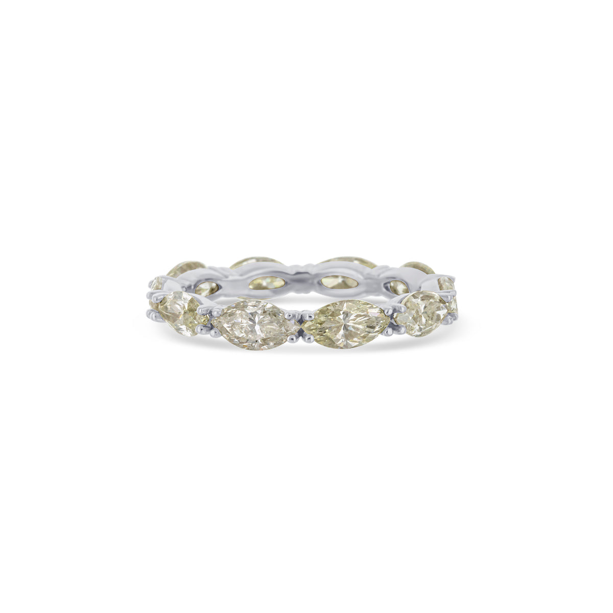 Platinum Marquise Eternity Band