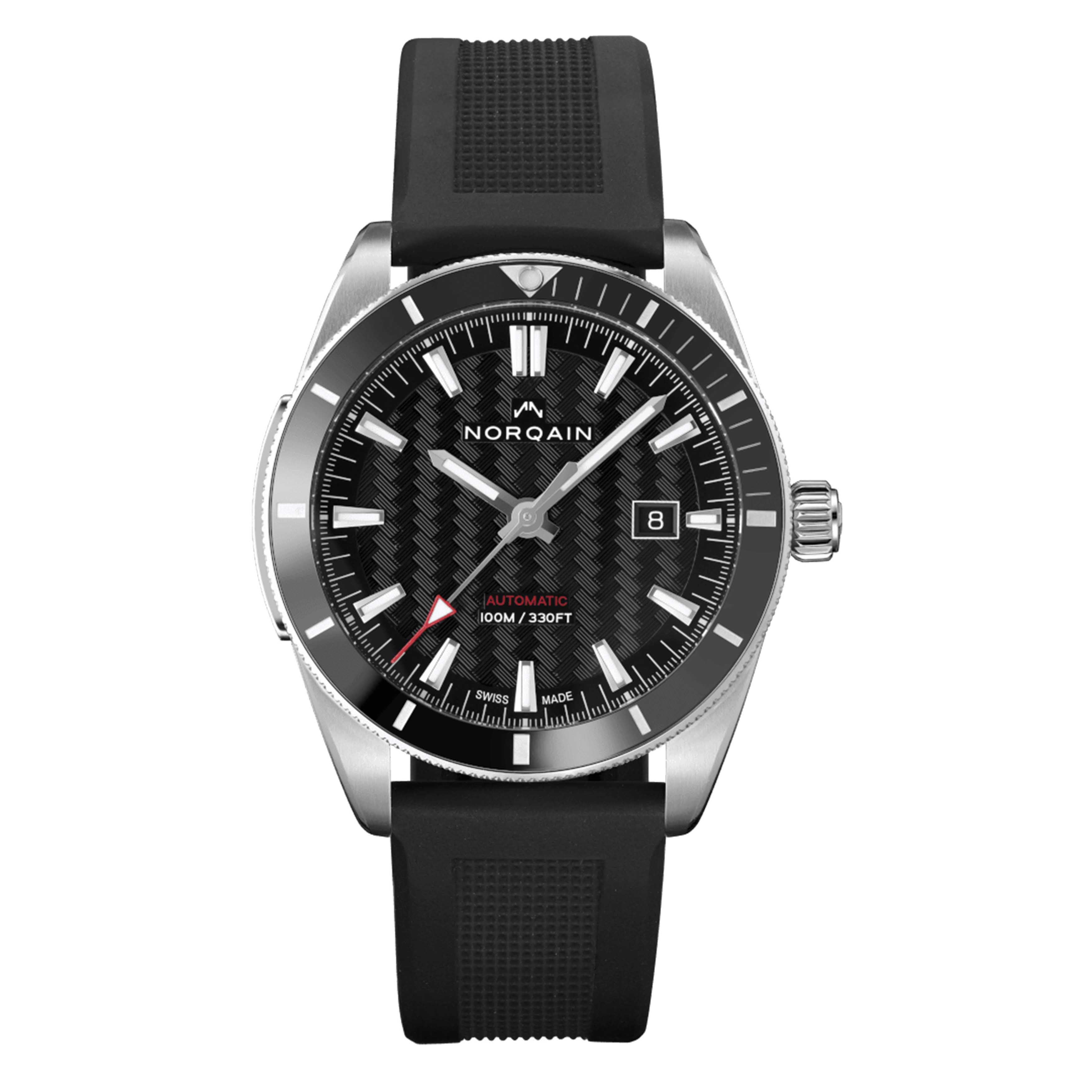 Norqain Adventure Sport watch, 42mm Black Dial, N1000C01A/B101/10BC.20S
