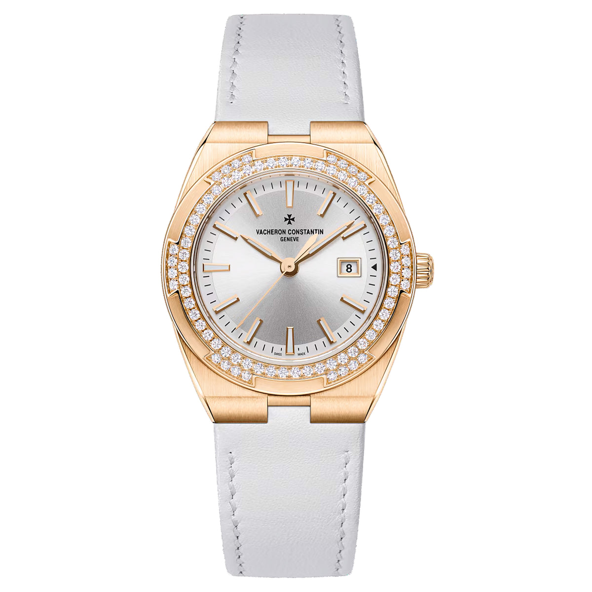 Vacheron Constantin Overseas Quartz Watch, 33mm Silver Dial, 1205V/000R-B592
