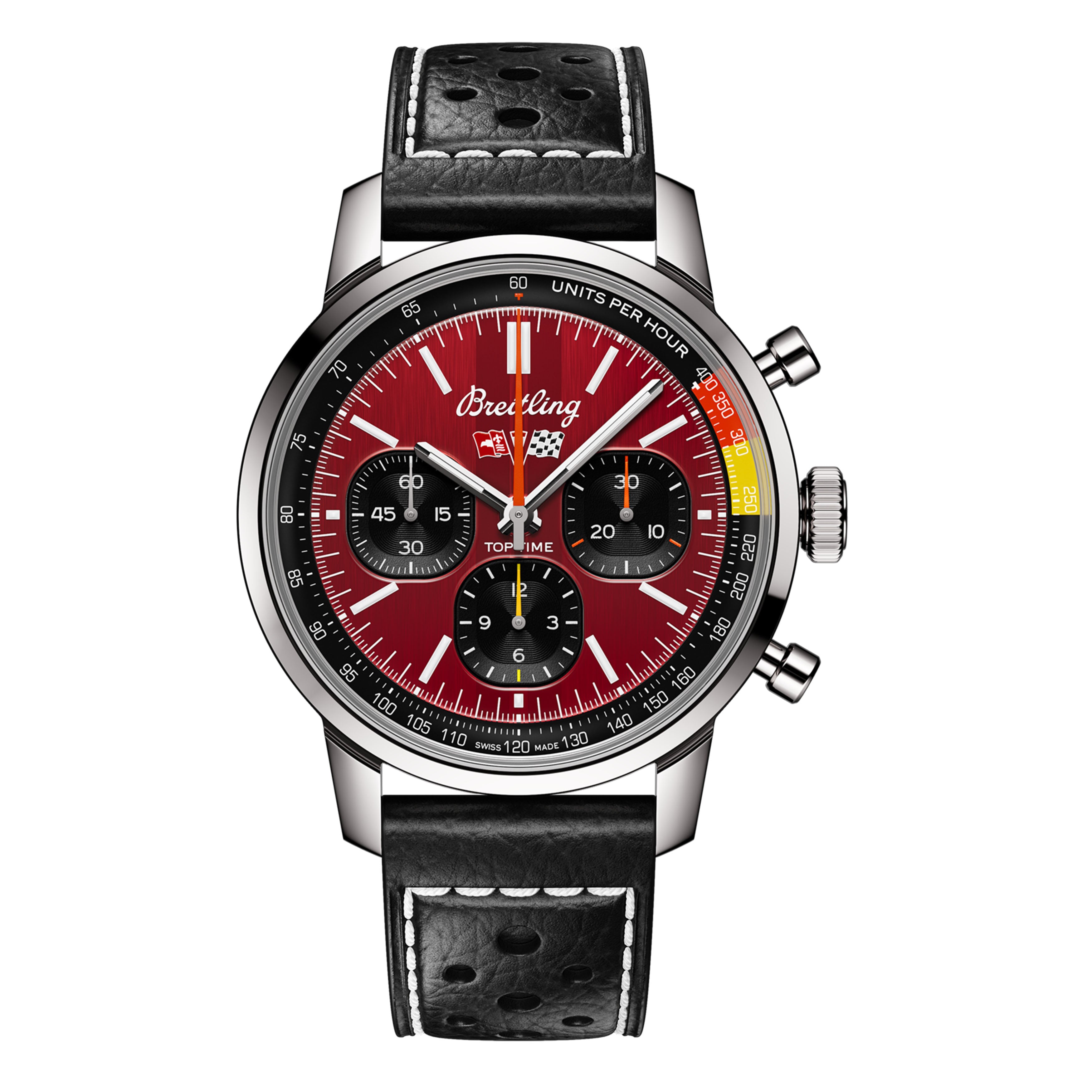 Breitling Top Time B01 Chevrolet Corvette Watch, 41mm Red Dial, AB01761A1K1X1