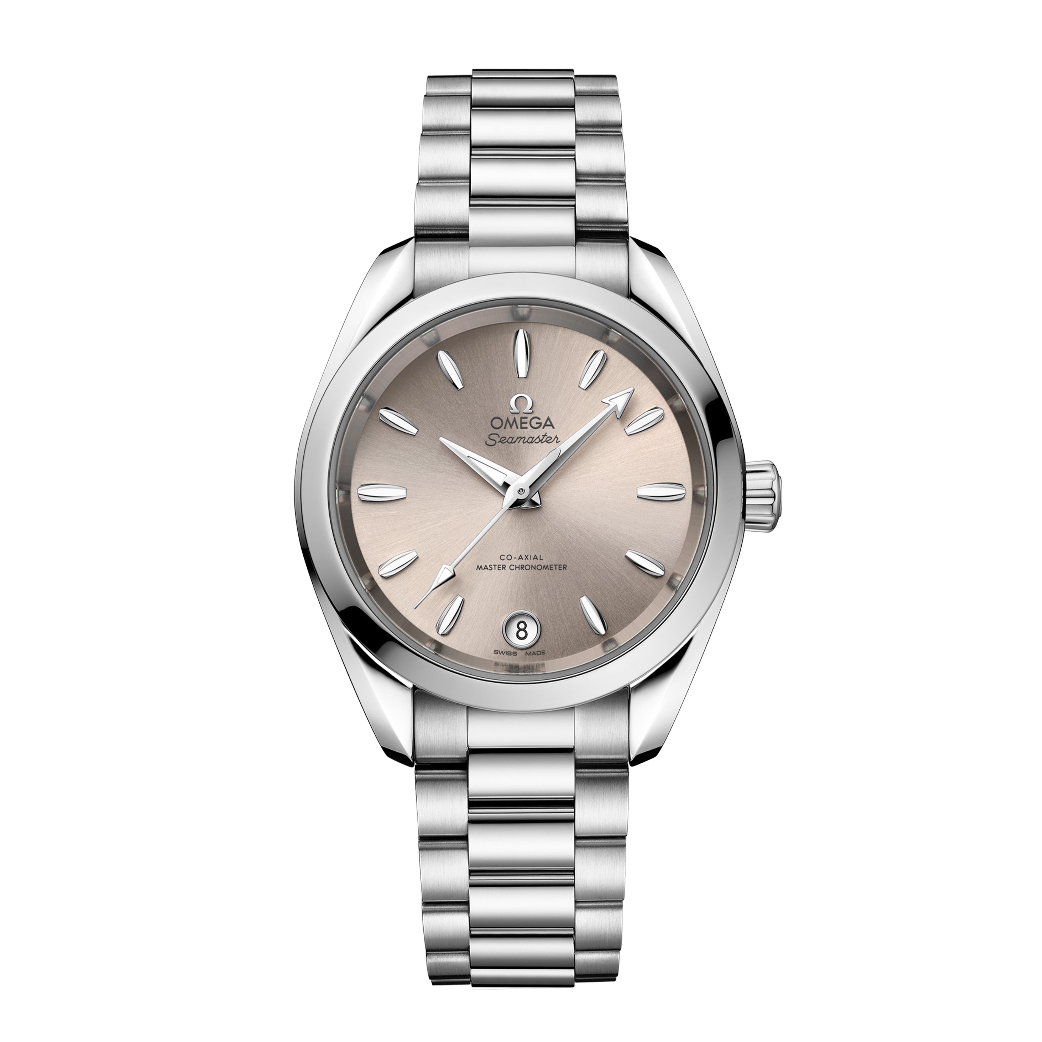 Omega Seamaster Aqua Terra 150m Watch, 34mm Ivory Dial, 220.10.34.20.09.001