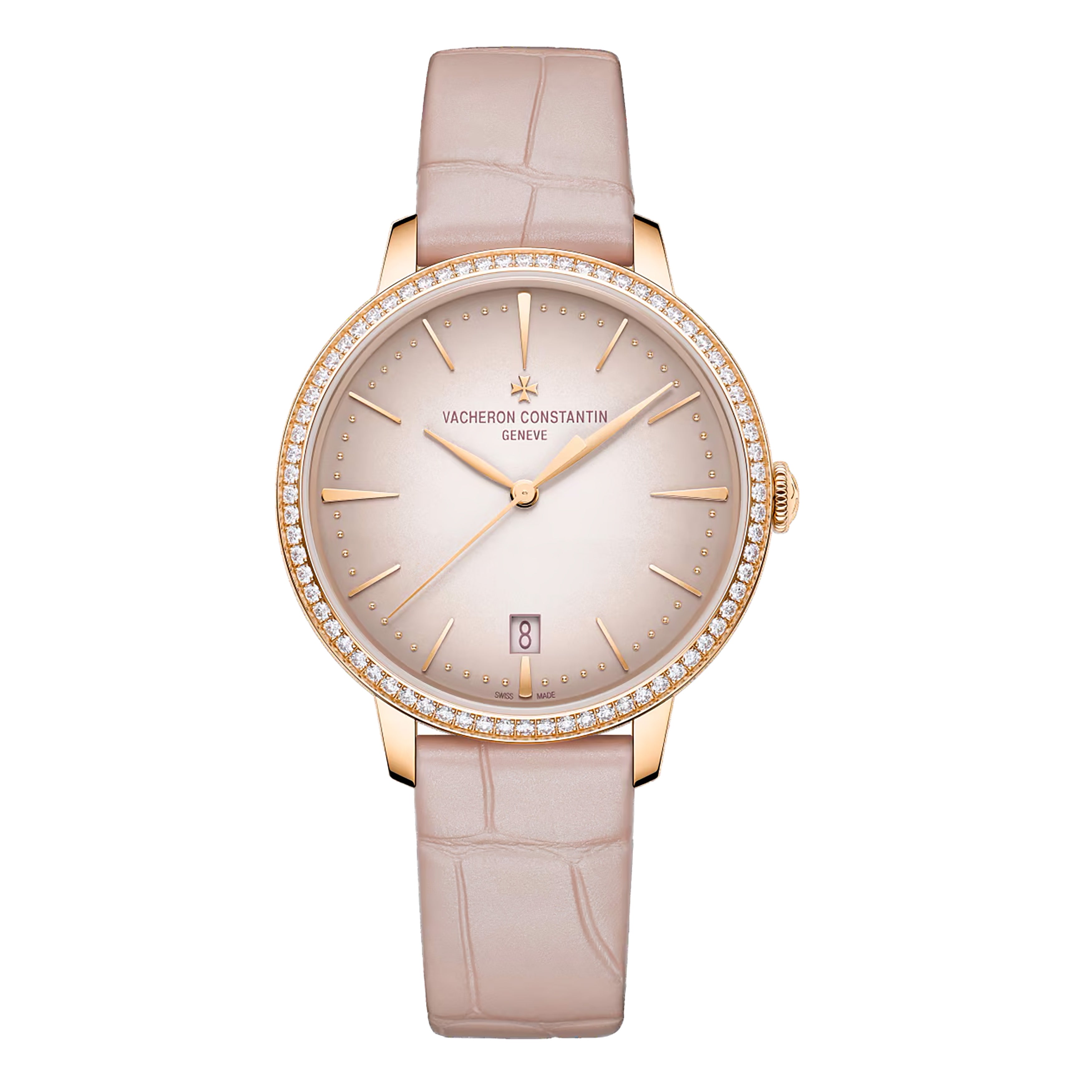 Vacheron Constantin Patrimony Self-Winding Watch, 36.5mm Pink Dial, 4115U/000R-B907