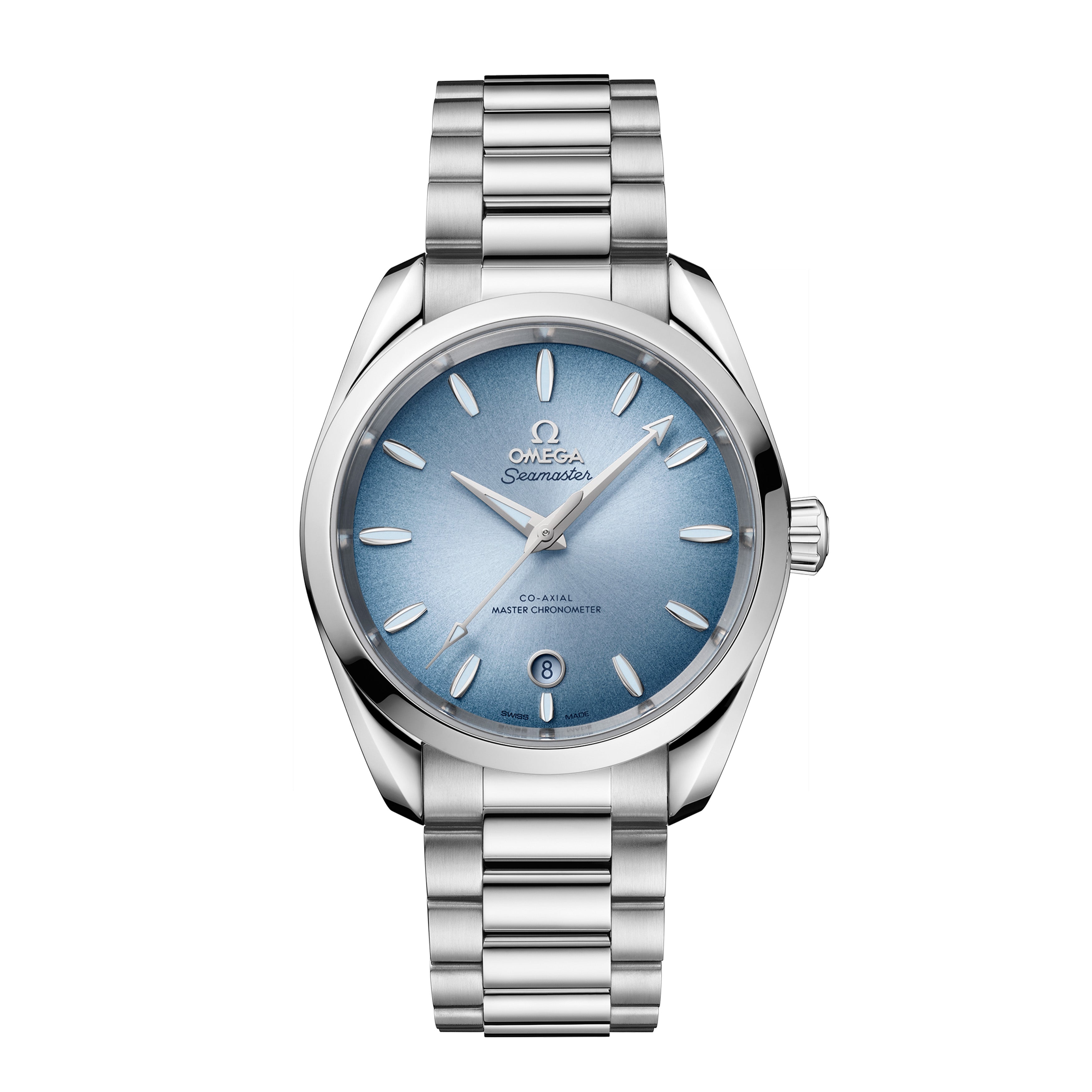 Omega Seamaster Aqua Terra 150m Watch, 38mm Summer Blue Dial, 220.10.38.20.03.004