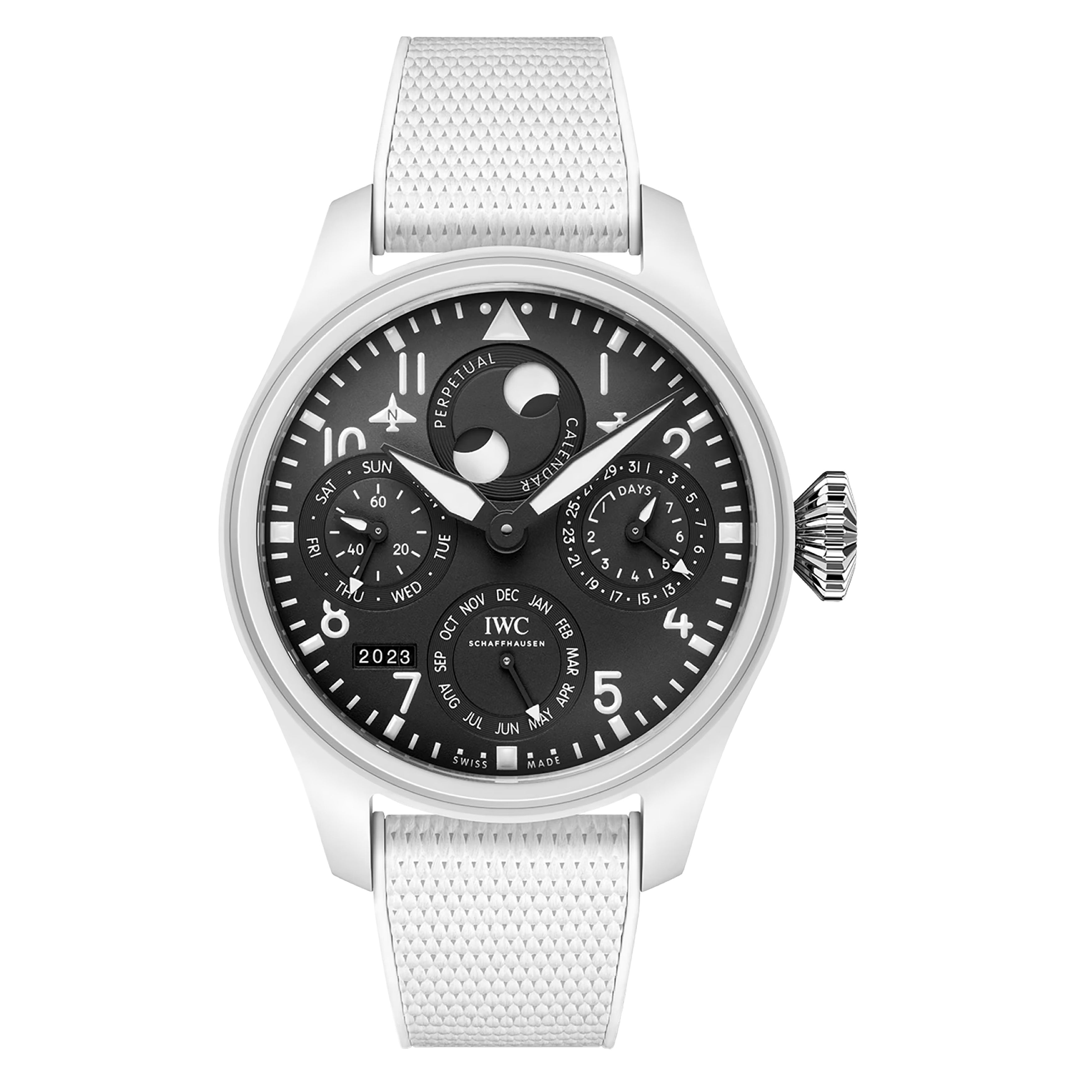 IWC Big Pilot's Watch Perpetual Calendar Top Gun Lake Tahoe Watch, 46.5mm Black Dial, IW503008