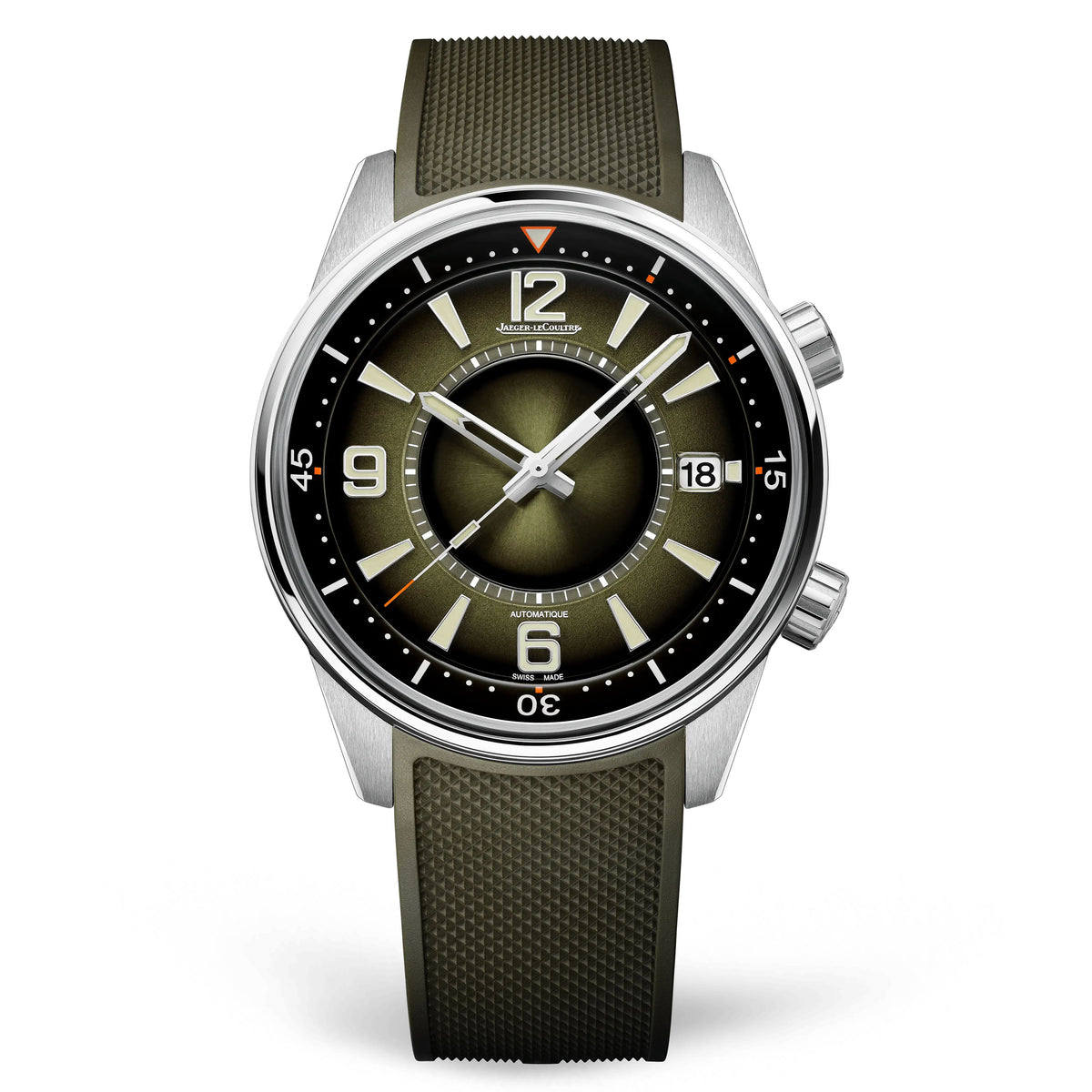 Jaeger-LeCoultre Polaris Date Watch, 42mm Green Dial, Q906863J