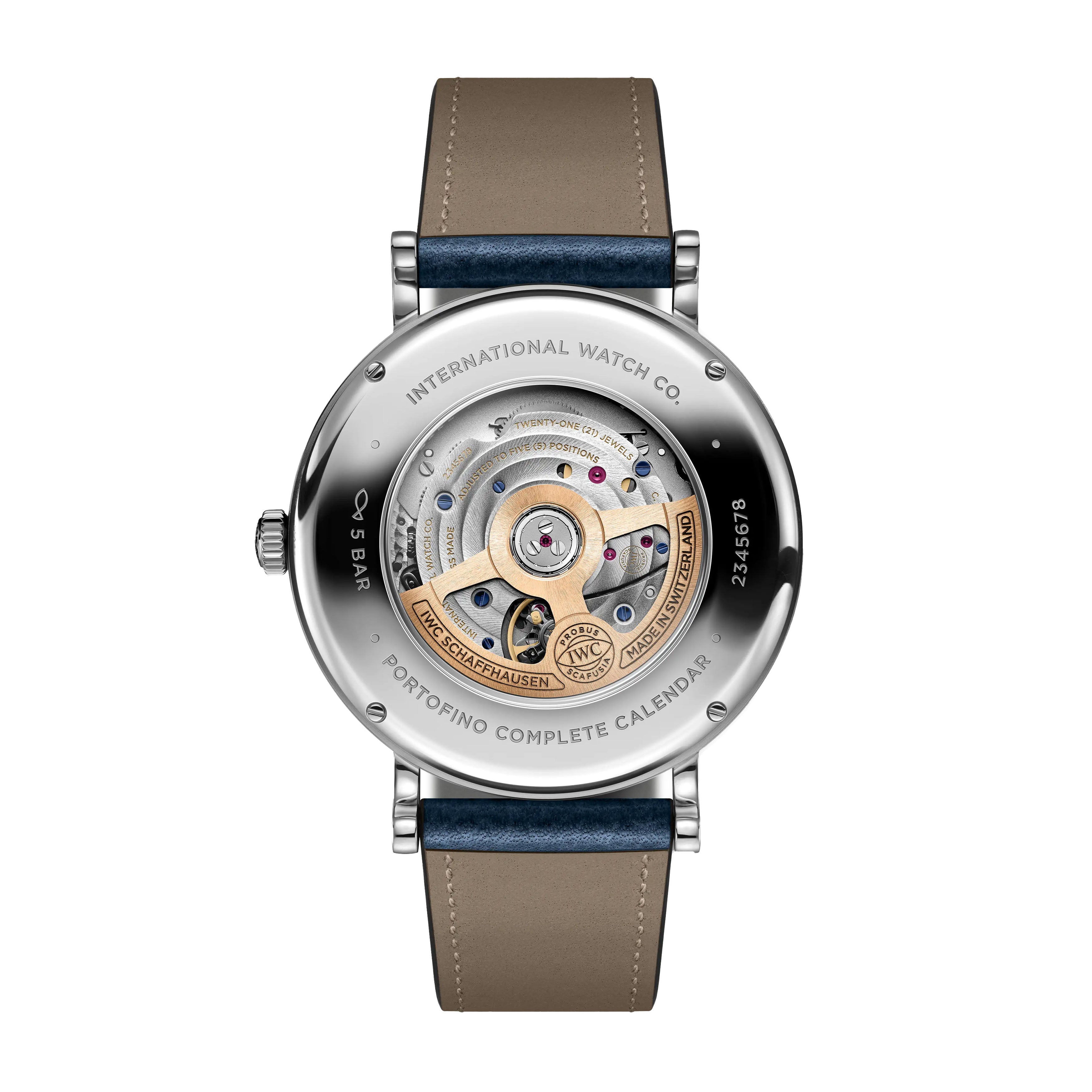 IWC Portofino Complete Calendar Watch, 41mm Silver Dial, IW359001