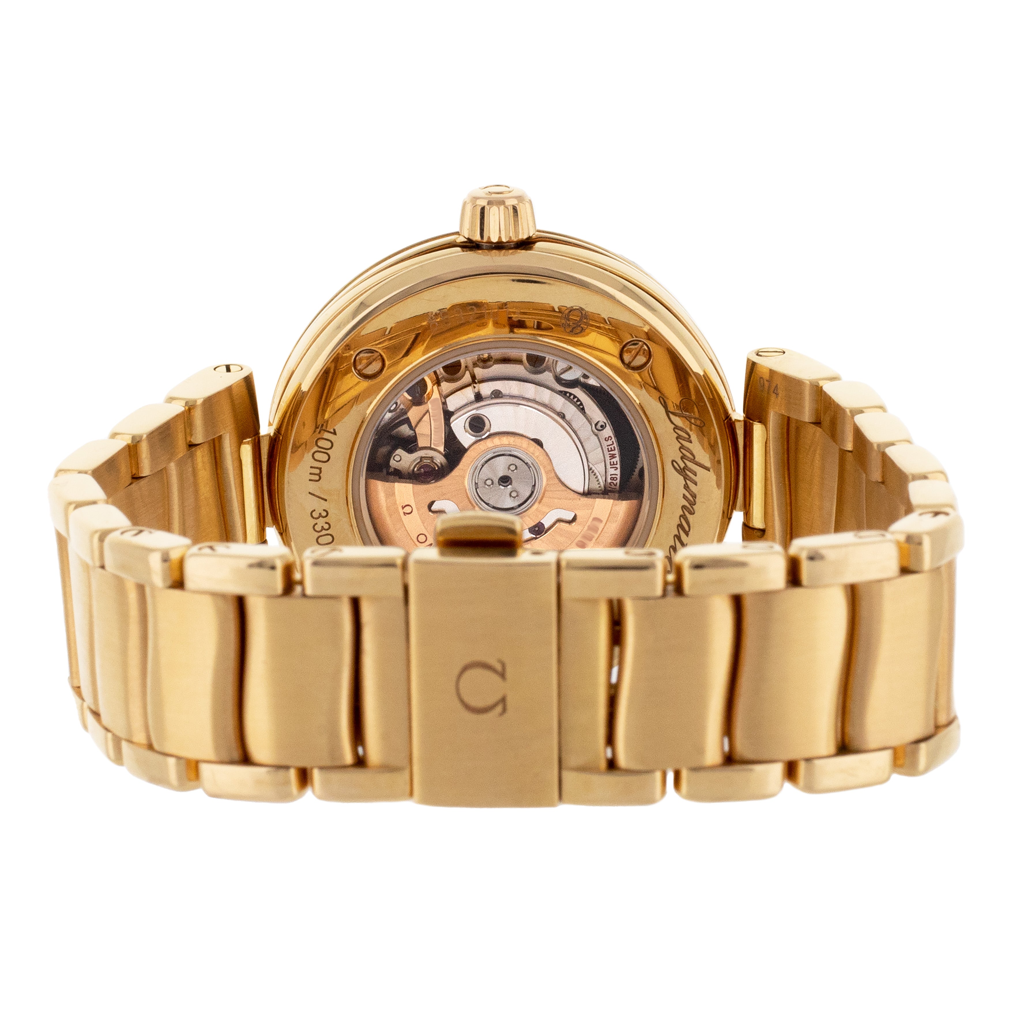 Omega De Ville Ladymatic Rose Gold Black Dial 34mm 425.60.34.20.51.001 Full set