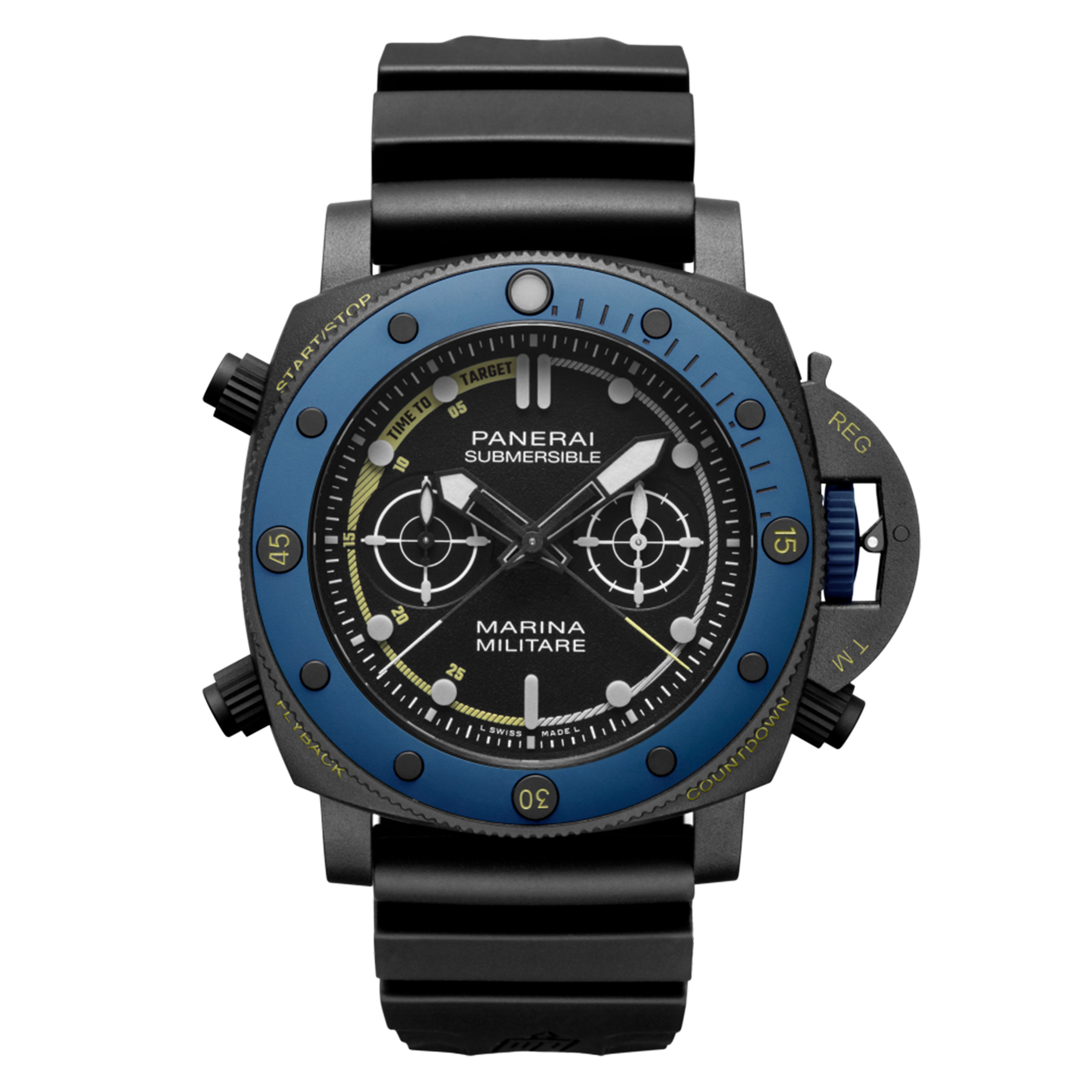 Panerai Submersible Forze Speciali Watch, 47mm Black Dial, PAM02239