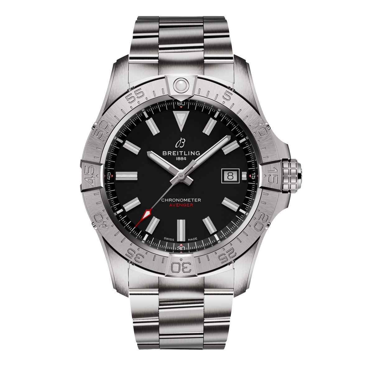 Breitling Avenger Automatic 42 Watch, 42mm Black Dial, A17328101B1A1