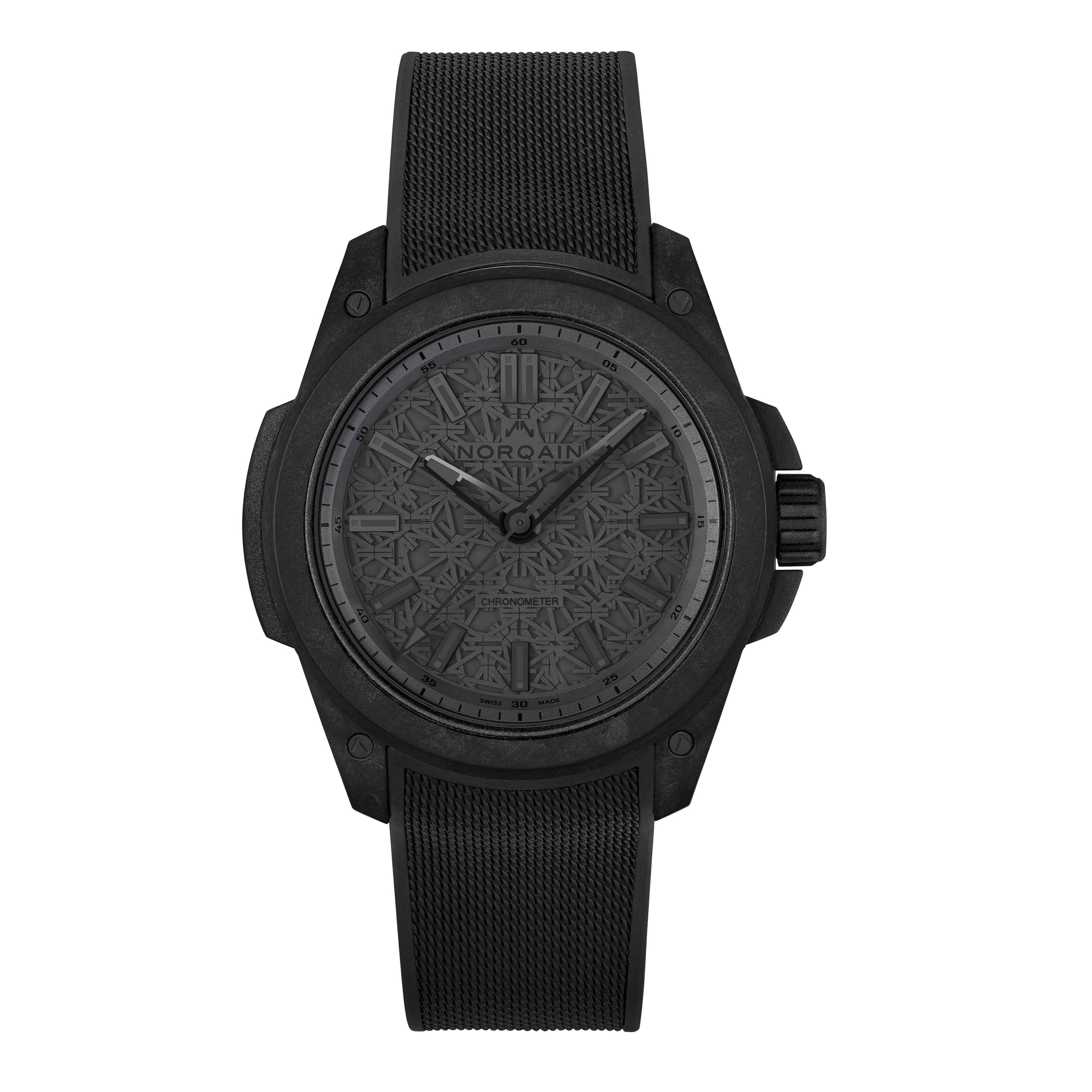 Norqain Independence Wild One All Black Watch, 42mm Black Dial, N3000.21Q34.B02.R01