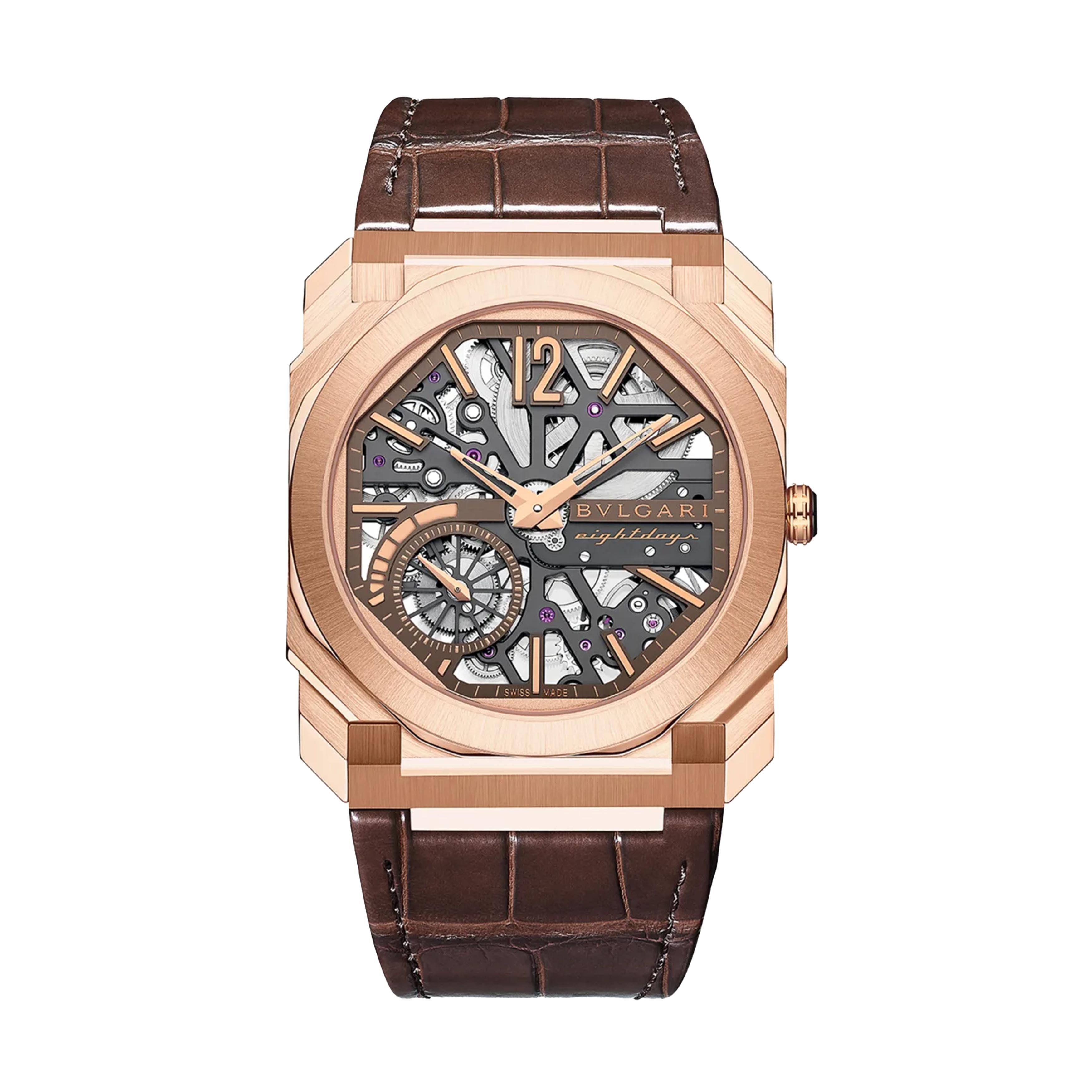 Bulgari Octo Finissimo 8 Days Skeleton Watch, 40mm Skeleton Dial, 103667