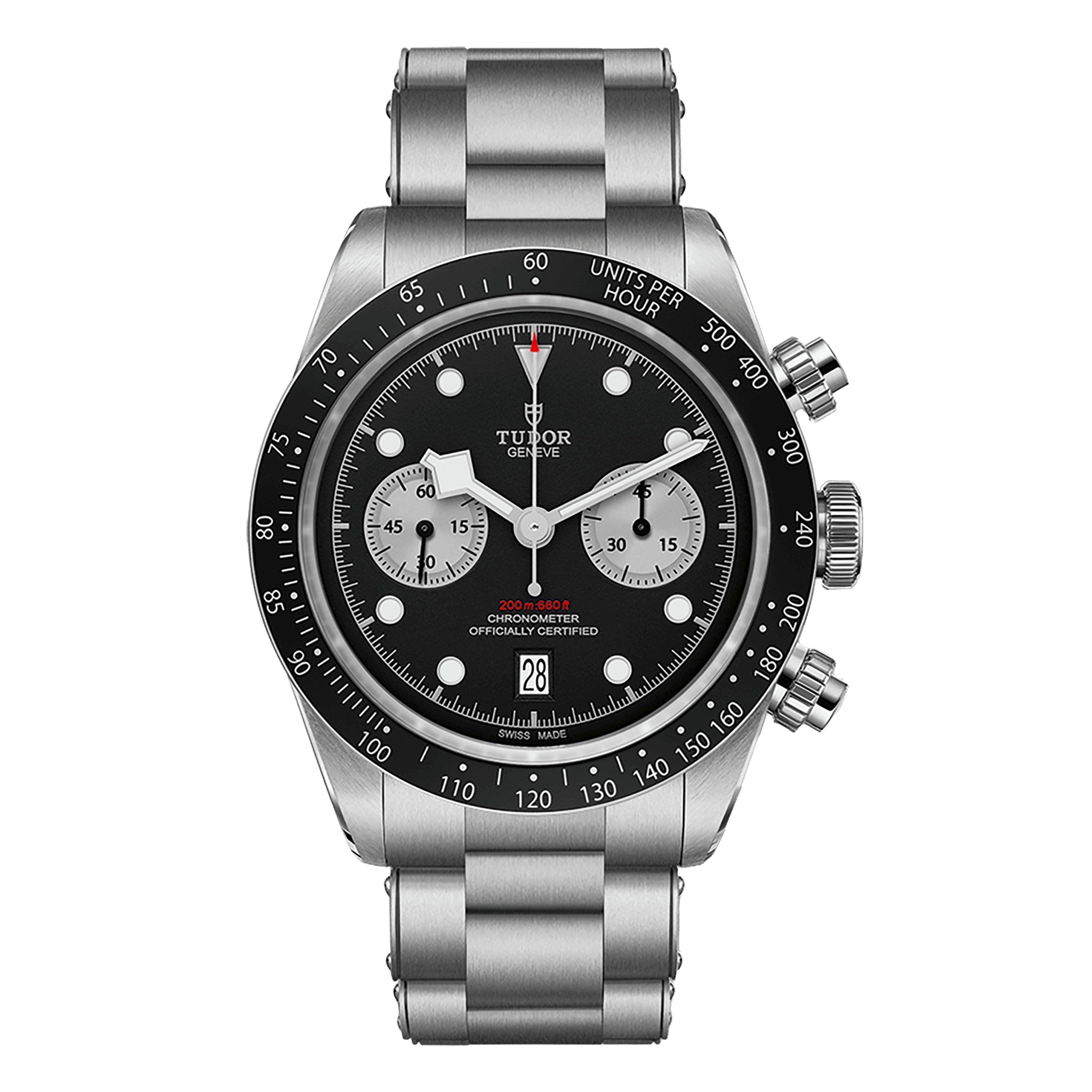 Tudor Black Bay Chrono Watch, 41mm Black Dial, M79360N-0001