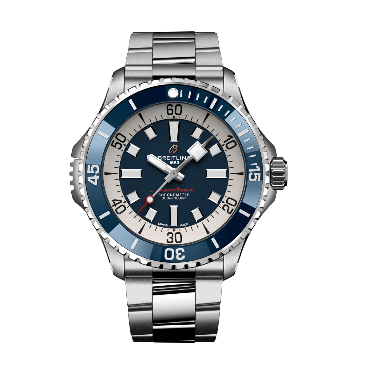 Breitling Superocean Automatic Watch, 46mm Blue Dial, A17378E71C1A1