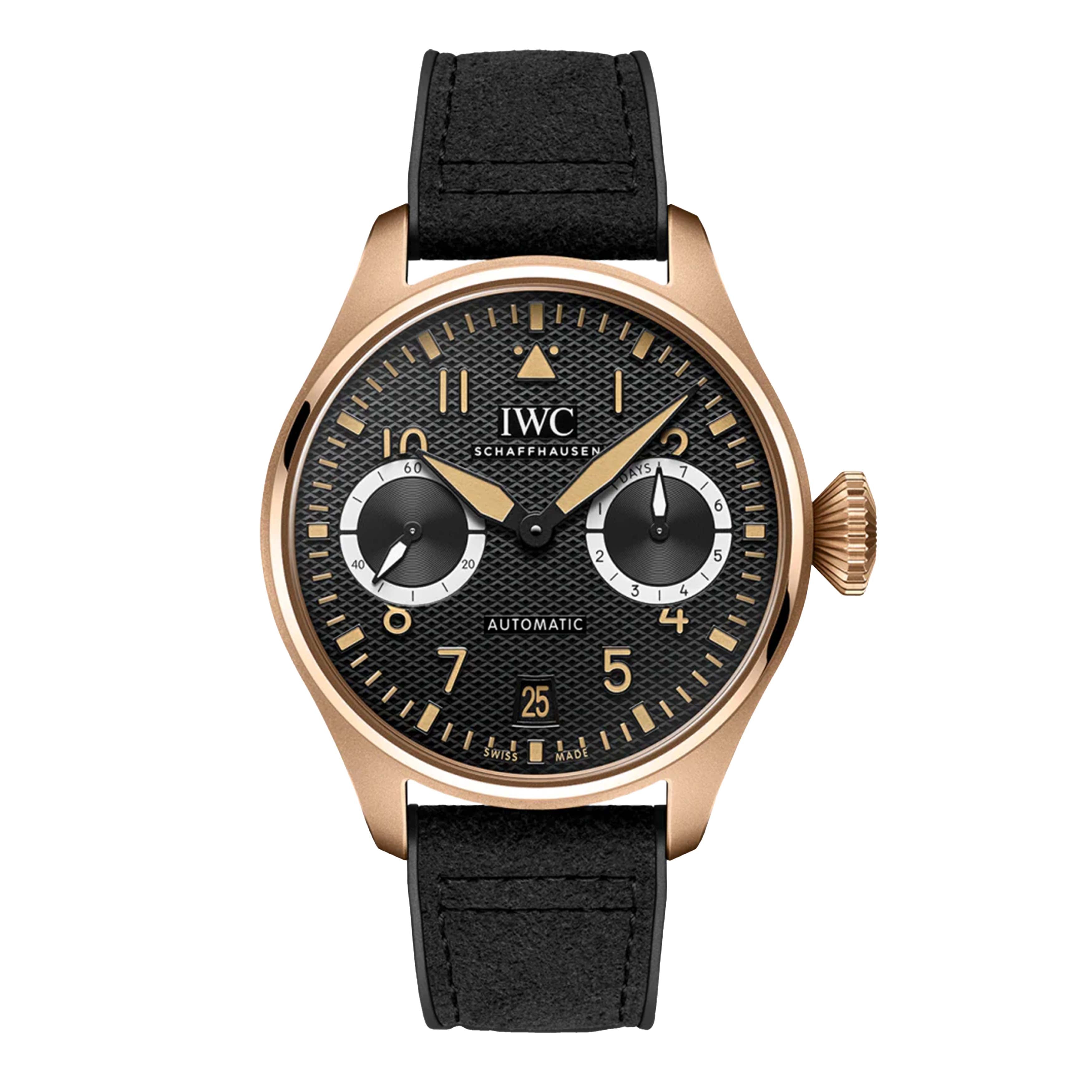 IWC Big Pilot's Watch AMG G 63 Armor Gold Watch, 46.2mm Black Dial, IW501201