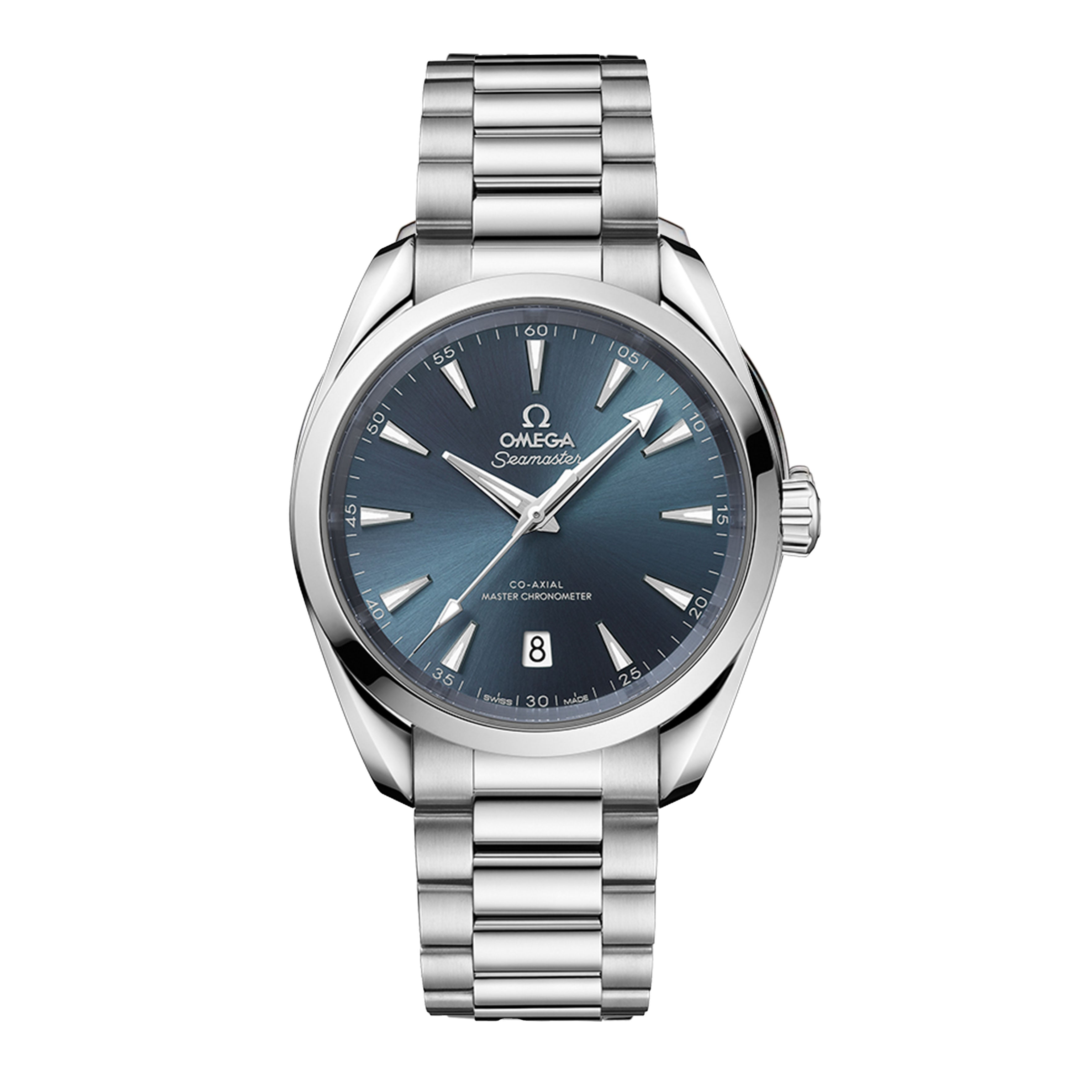 Omega Seamaster Aqua Terra 150m Shades Watch, 38mm Blue Dial, 220.10.38.20.03.003