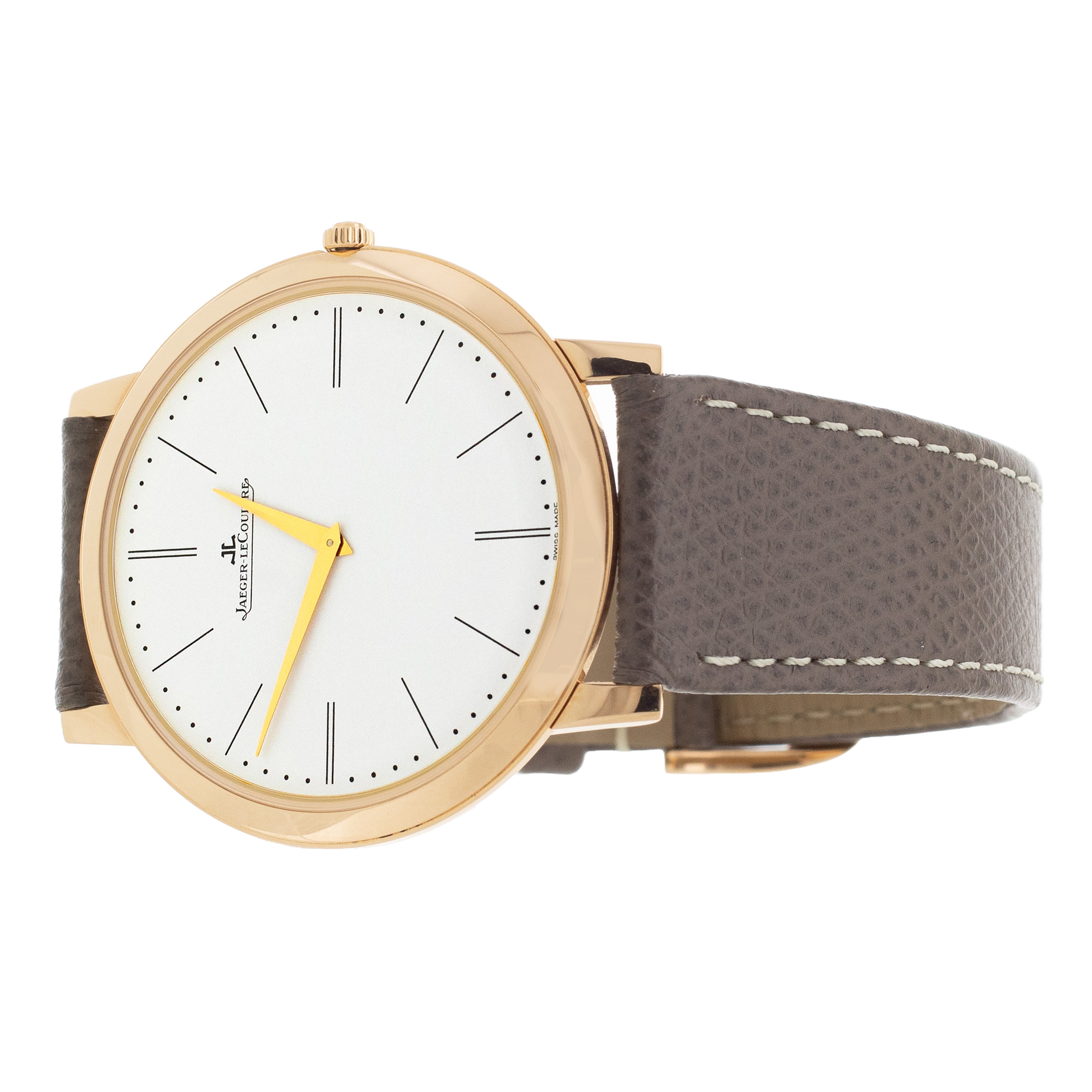 Jaeger-LeCoultre Master Ultra Thin Rose Gold White Dial 39mm Q1292520 Full Set