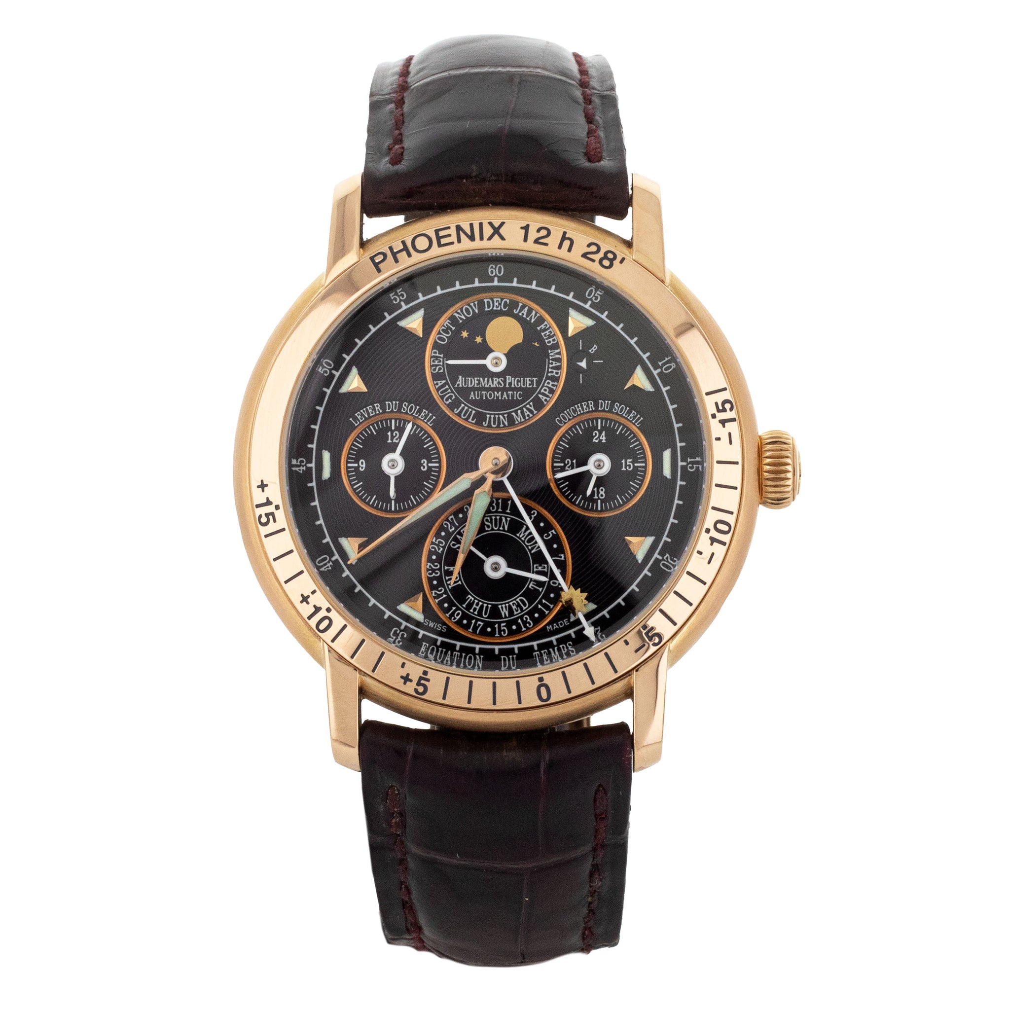 Audemars Piguet Jules Audemars Equation of Time Rose Gold Black 39mm 2 