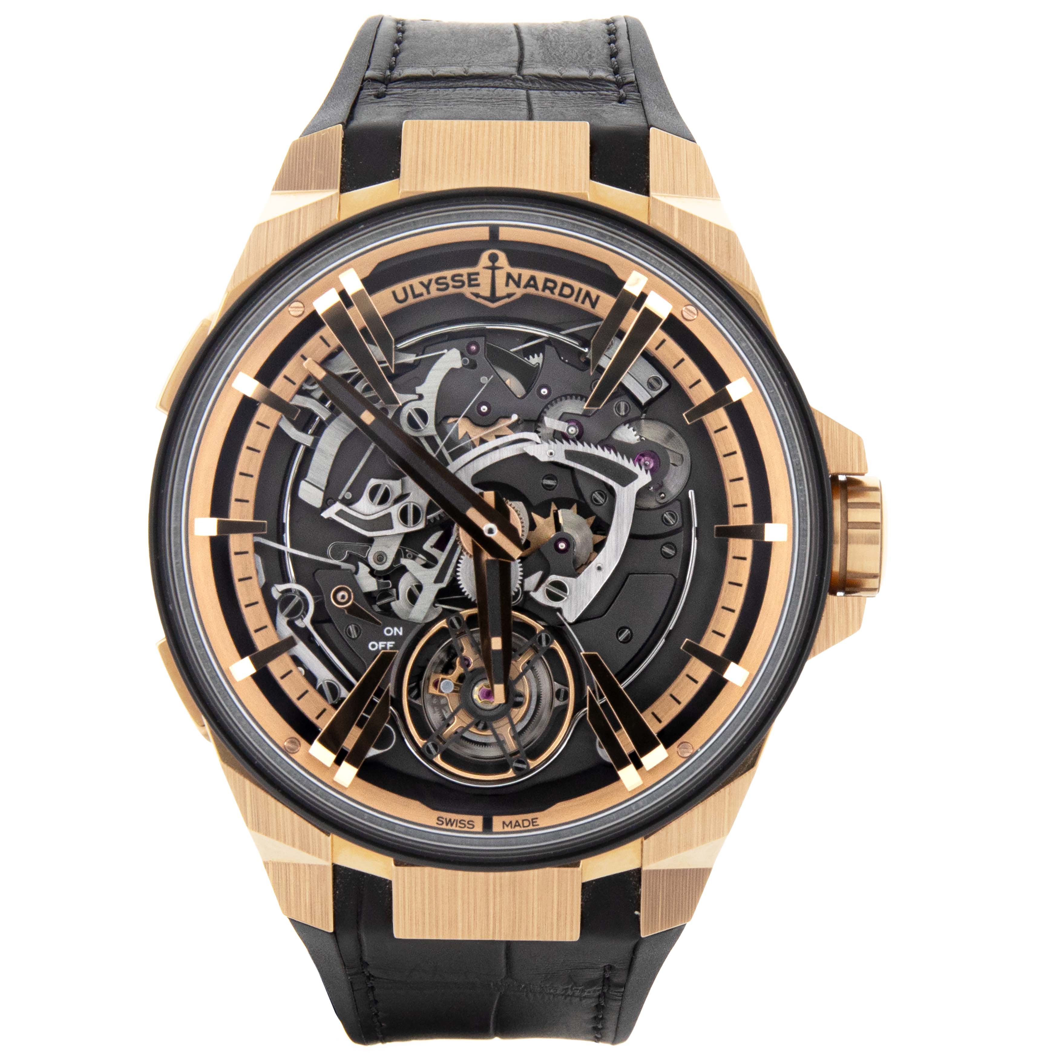 Ulysse Nardin Blast Hourstriker Rose Gold Skeleton 45mm 6215-400/02 Full Set