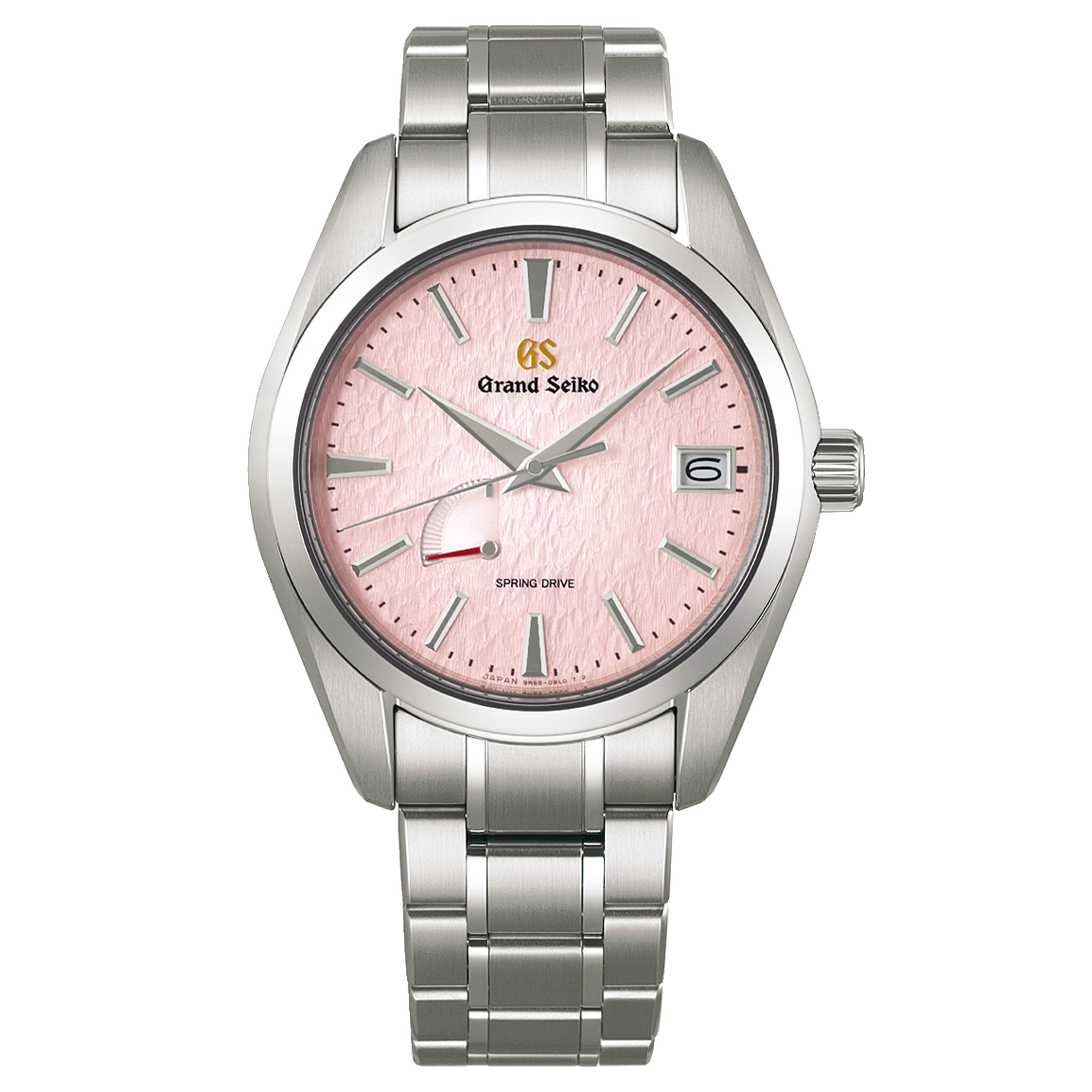Grand Seiko Heritage Spring Drive Hotaka Mountain Limited Edition Watch, 41mm Pink Dial, SBGA497