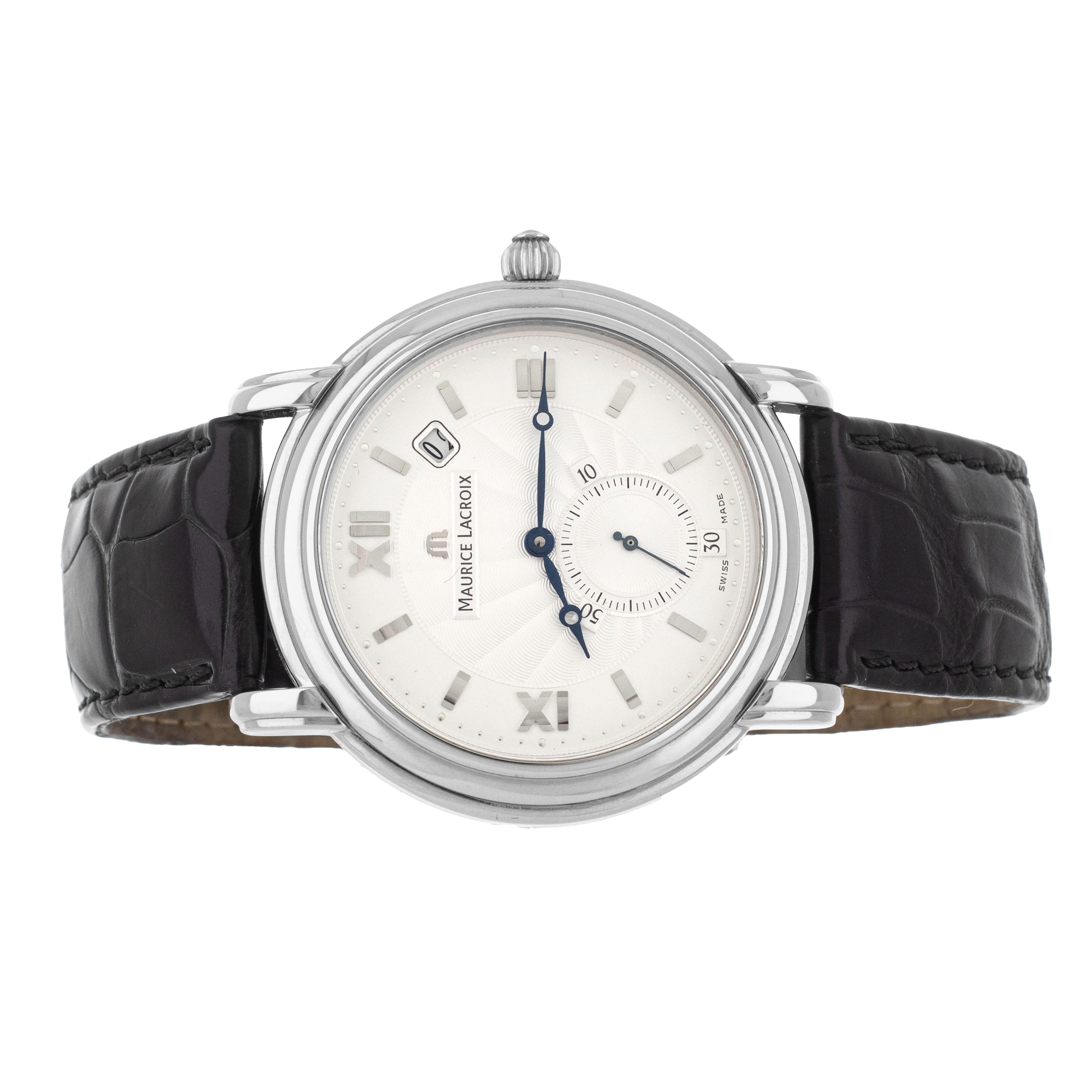 Maurice Lacroix Masterpiece Stainless Steel Silver Dial 40mm MP7028