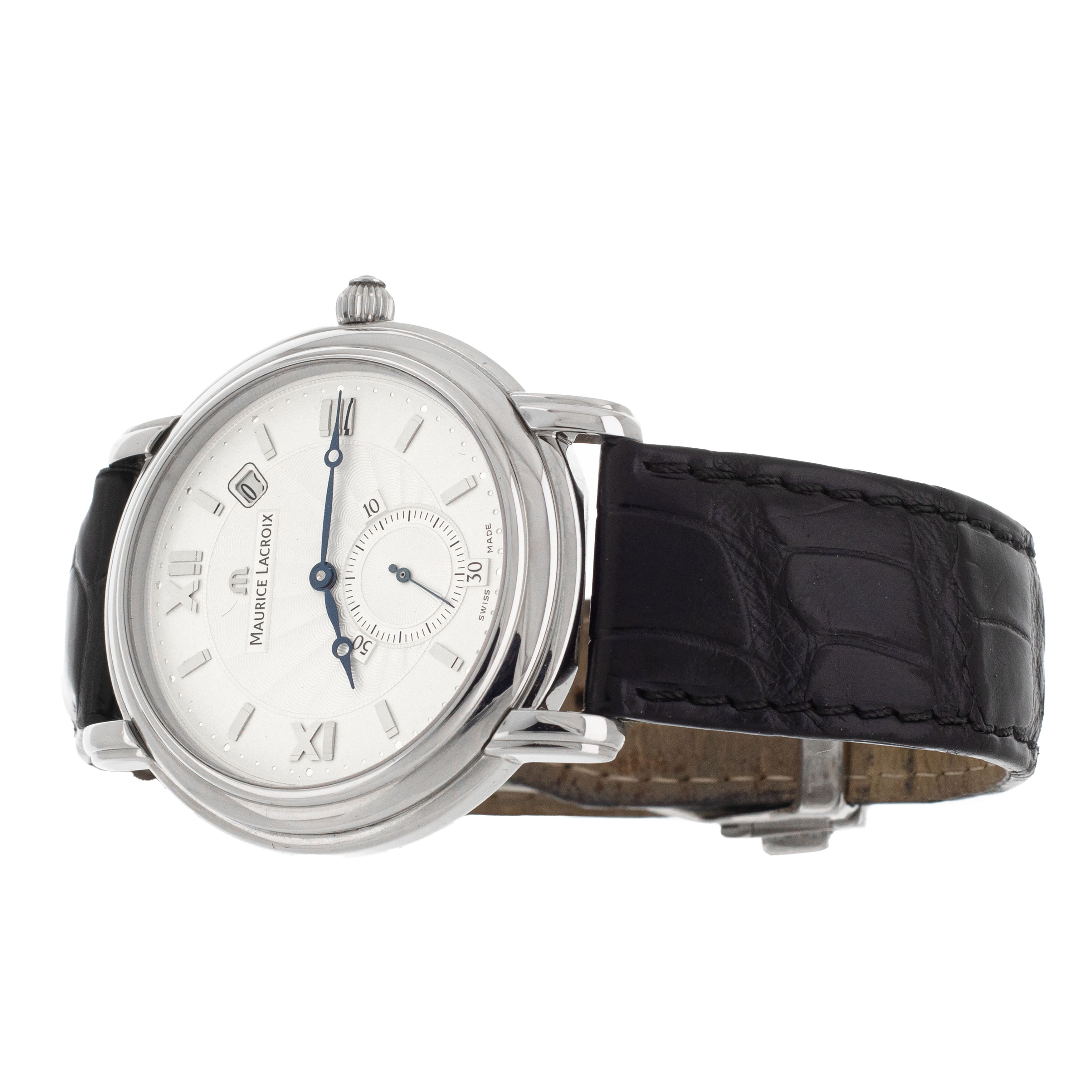 Maurice Lacroix Masterpiece Stainless Steel Silver Dial 40mm MP7028