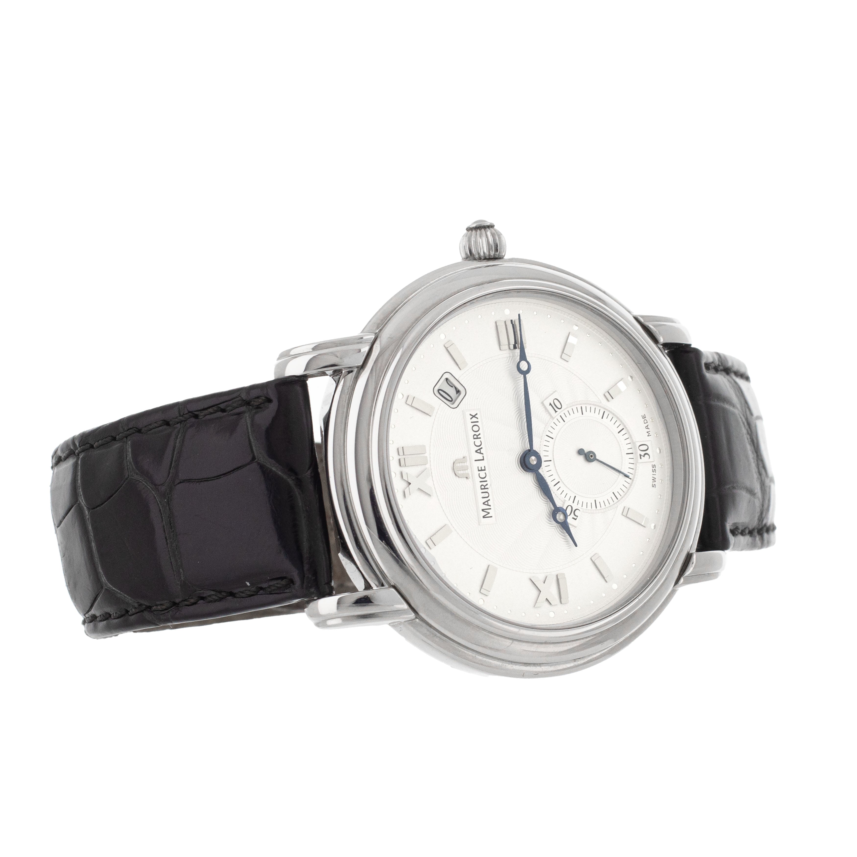 Maurice Lacroix Masterpiece Stainless Steel Silver Dial 40mm MP7028