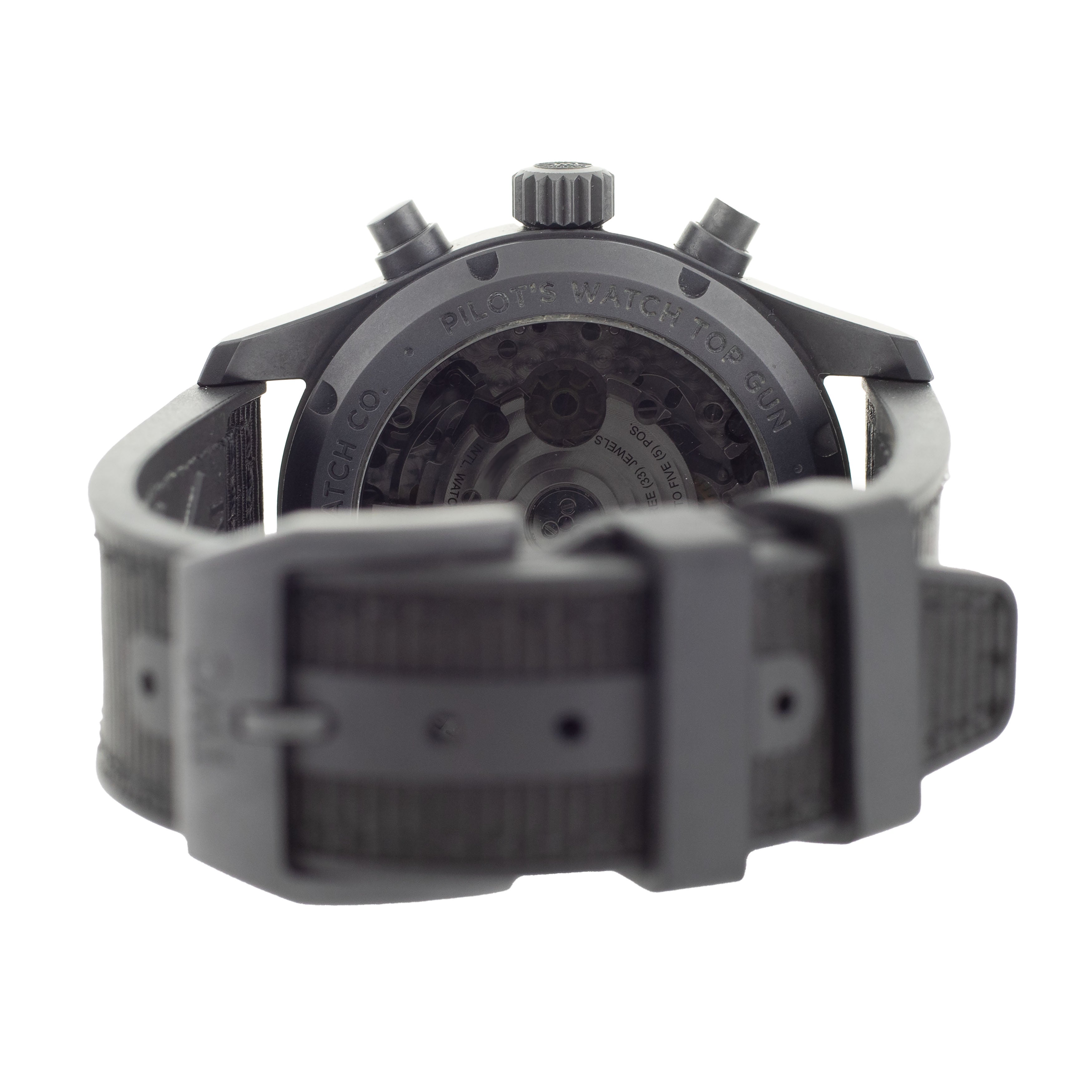IWC Pilot's Watch Top Gun Ceramic & Titanium Black Dial 41mm IW388106 Full Set