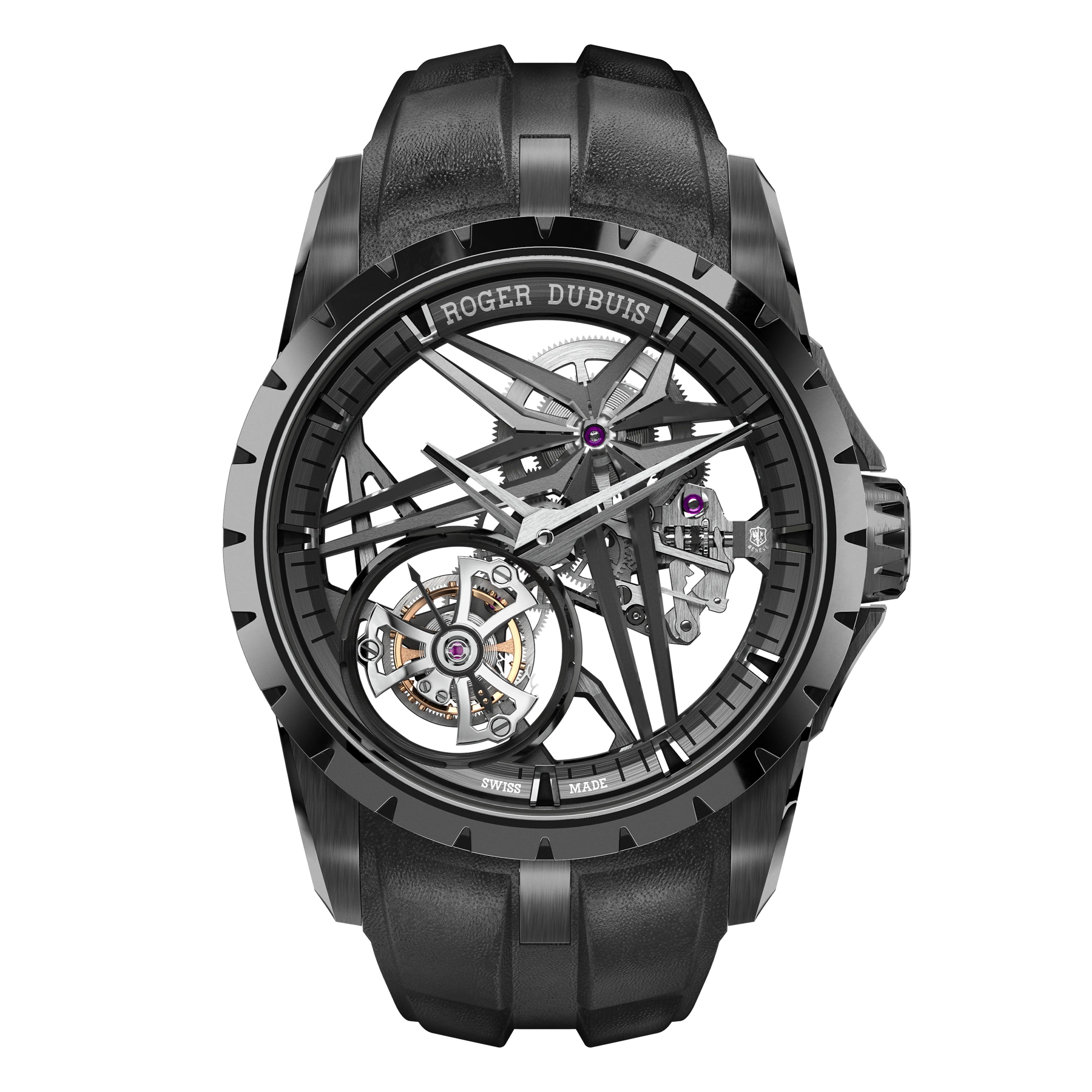Roger Dubuis Excalibur Monotourbillon Watch, 42mm Skeleton Dial, RDDBEX0889