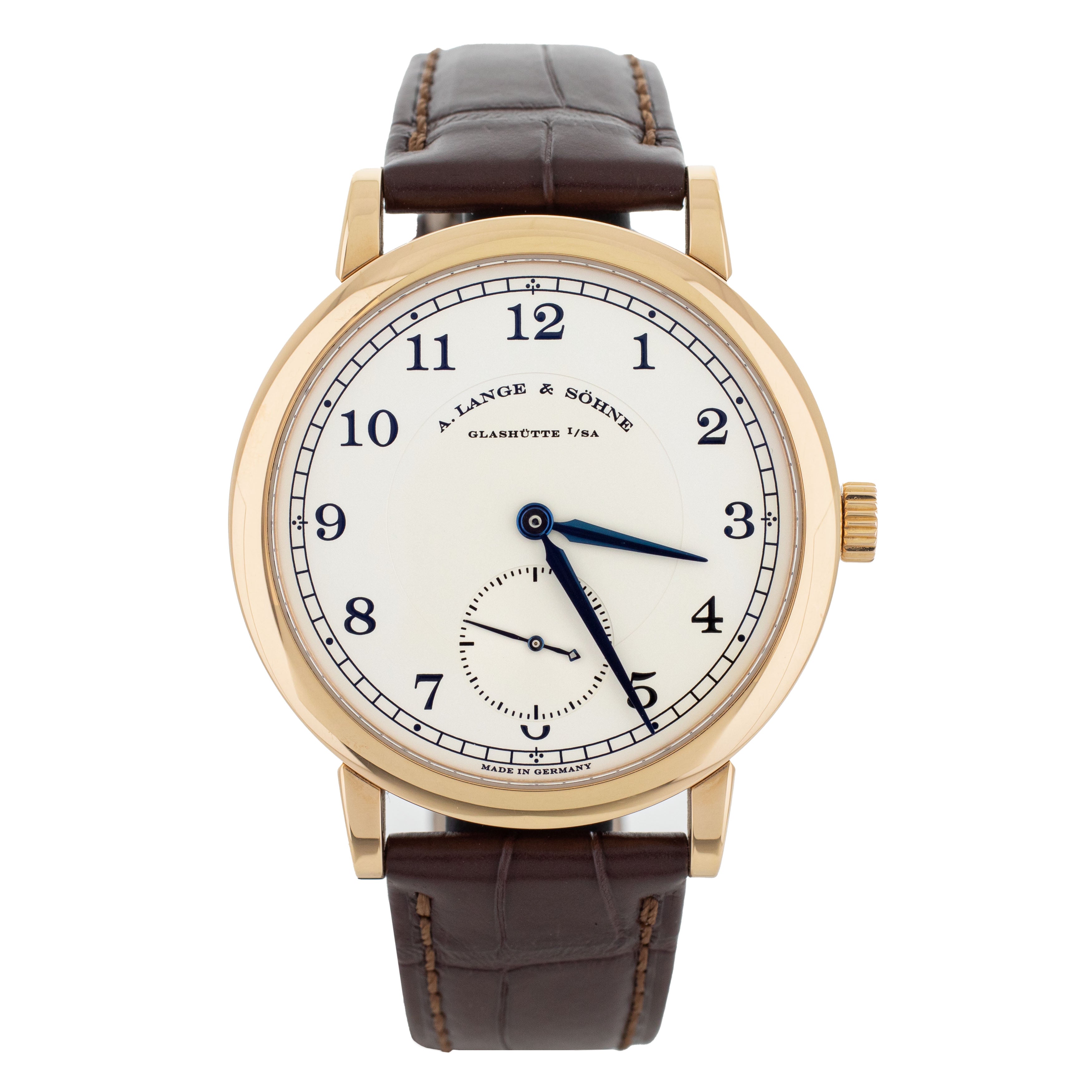 A. Lange & Sohne Grand 1815 Rose Gold Silver Dial 40mm 233.032