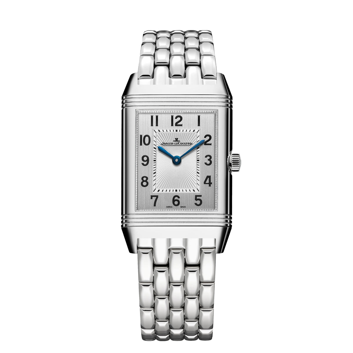 Jaeger-LeCoultre Reverso Classic Duetto Watch, 40x24mm Silver Dial, Q2588120