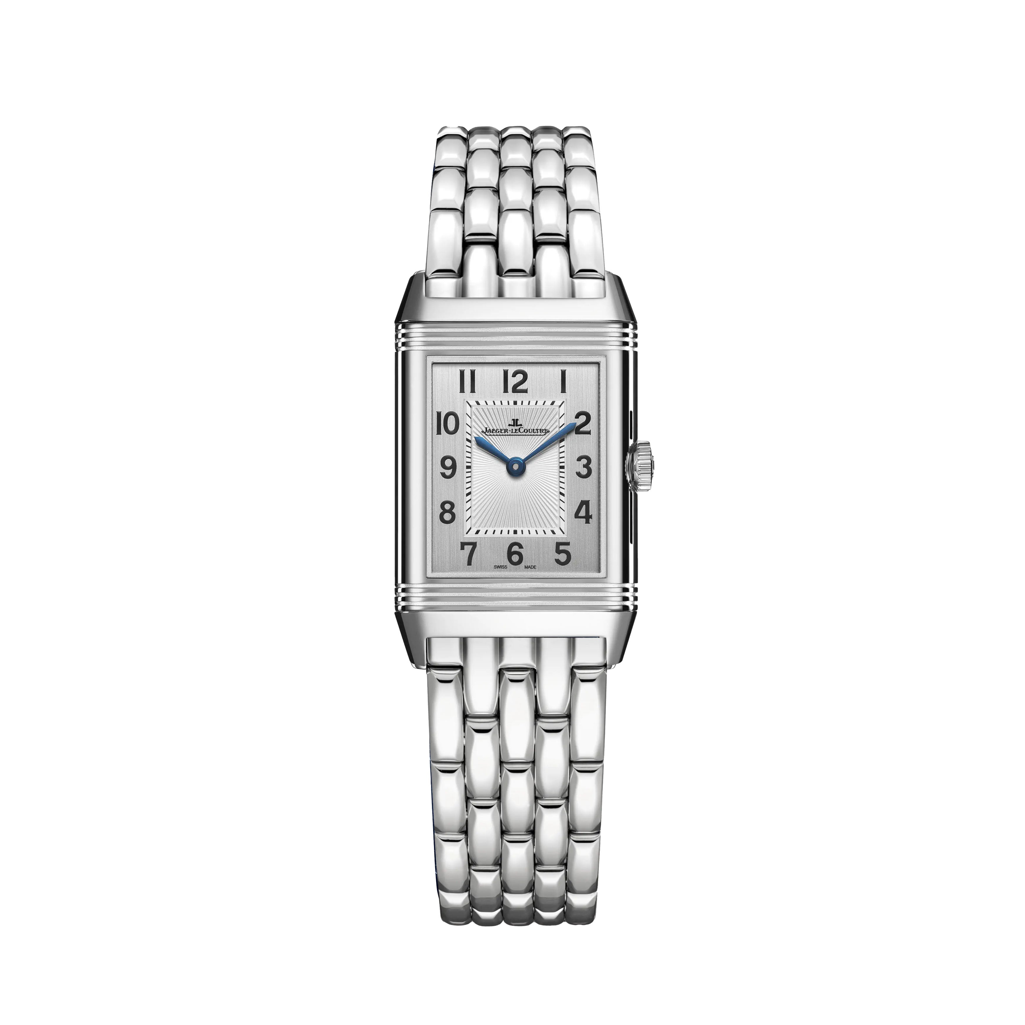 Jaeger-LeCoultre Reverso Classic Duetto Watch, 34.2x21mm Silver Dial, Q2668130