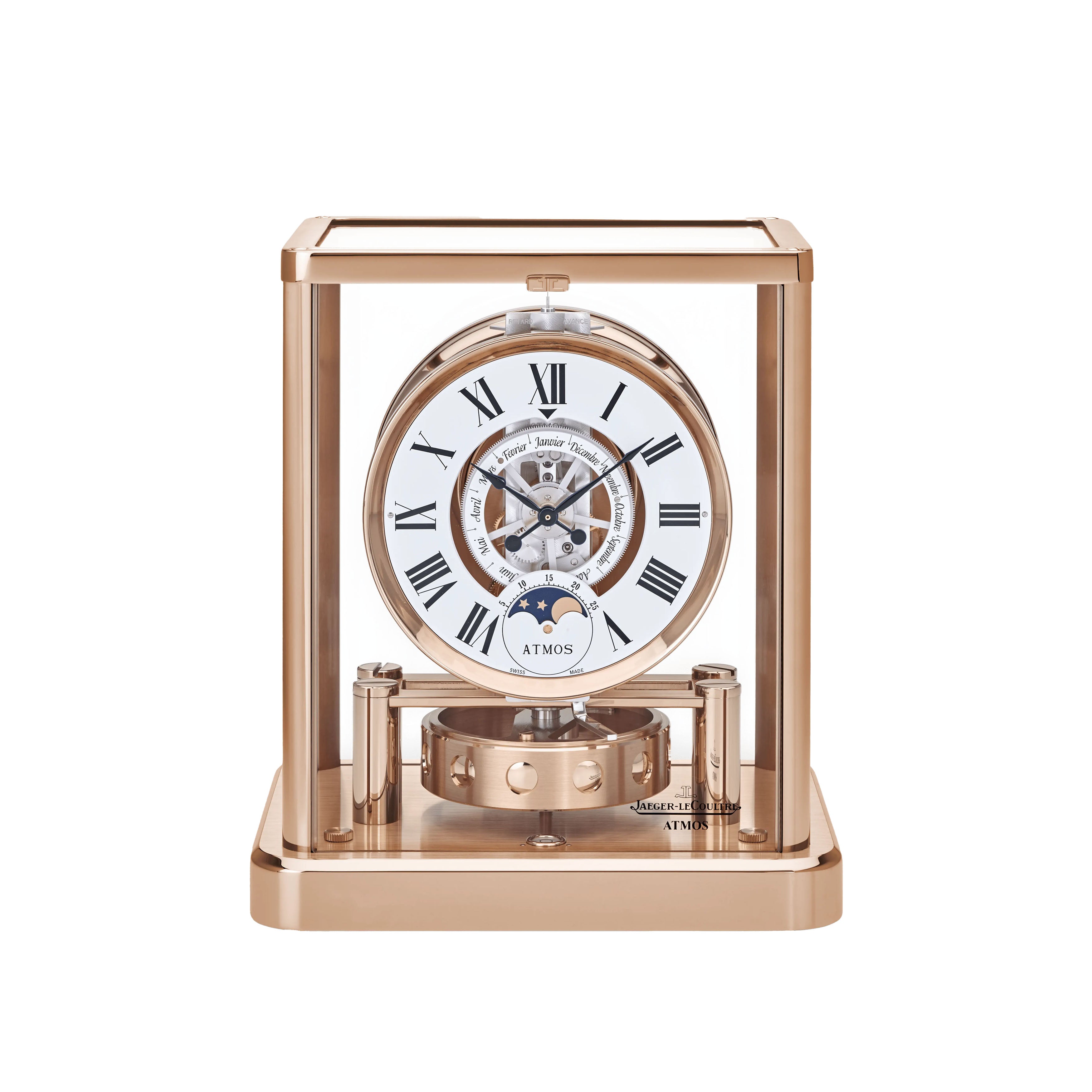 Jaeger-LeCoultre Atmos Classic Moon Clock, White Dial, Q5117201