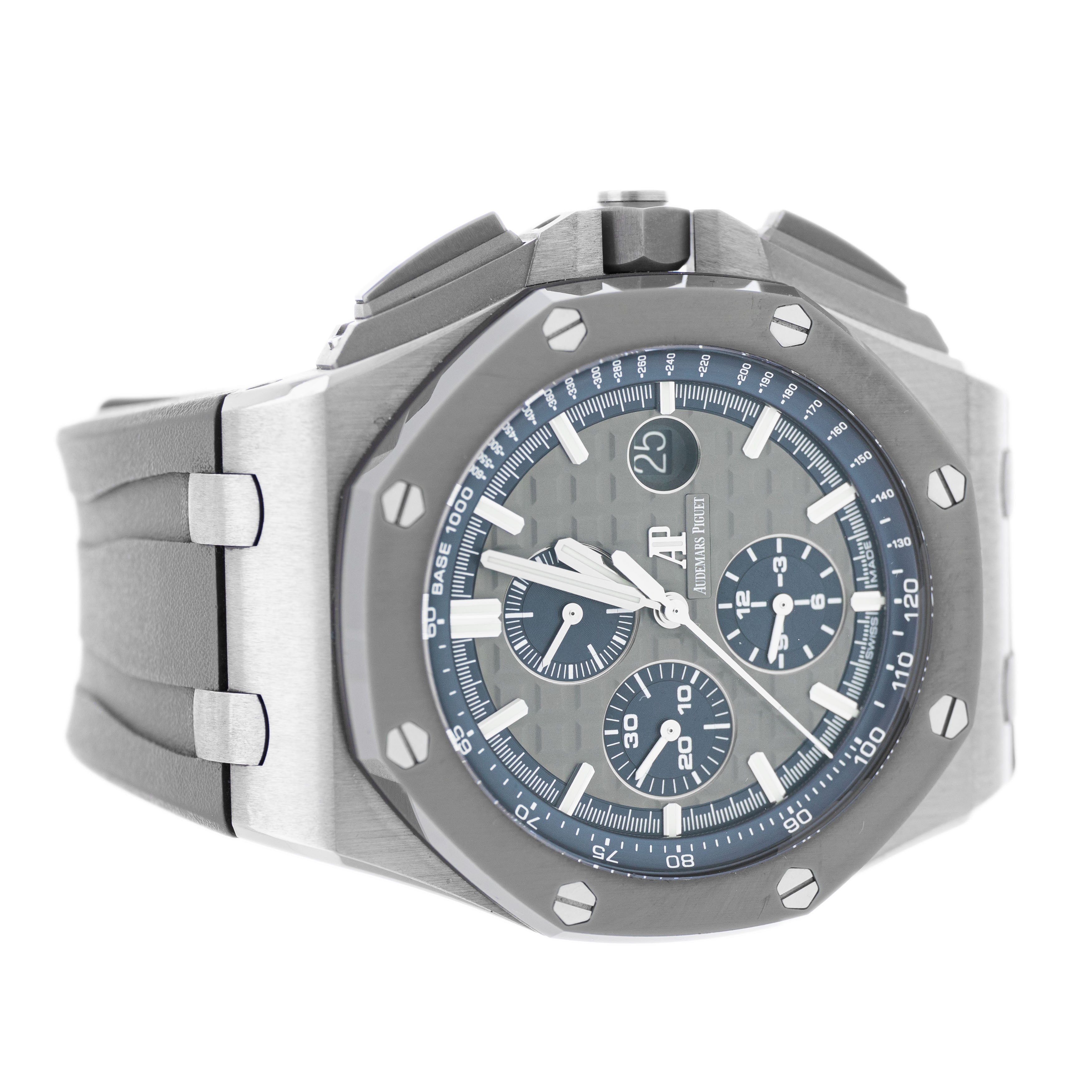 Audemars Piguet Royal Oak Offshore Chronograph Titanium Gray 44mm 26400IO Full Set
