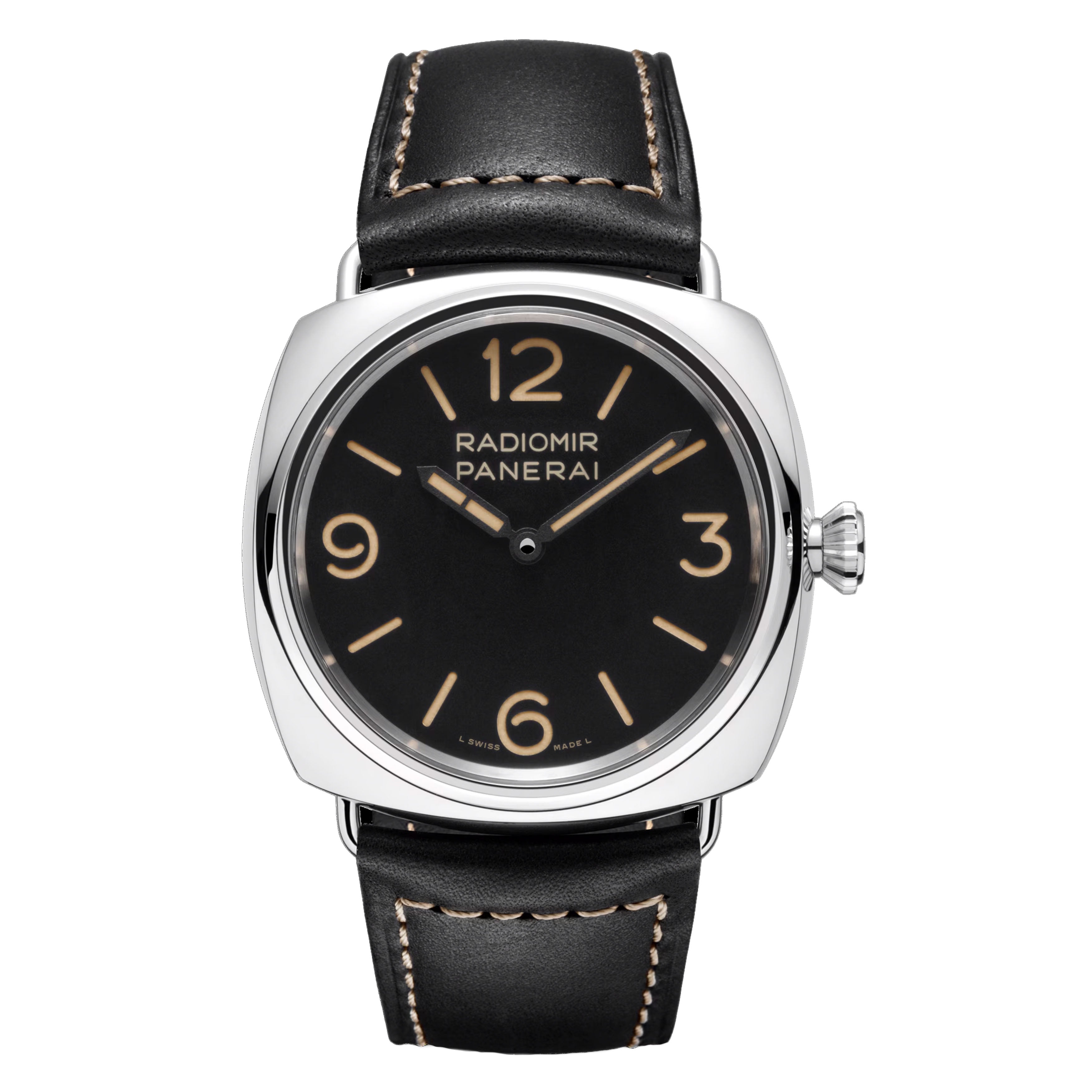 Panerai Radiomir Watch, 45mm Black Dial, PAM01382