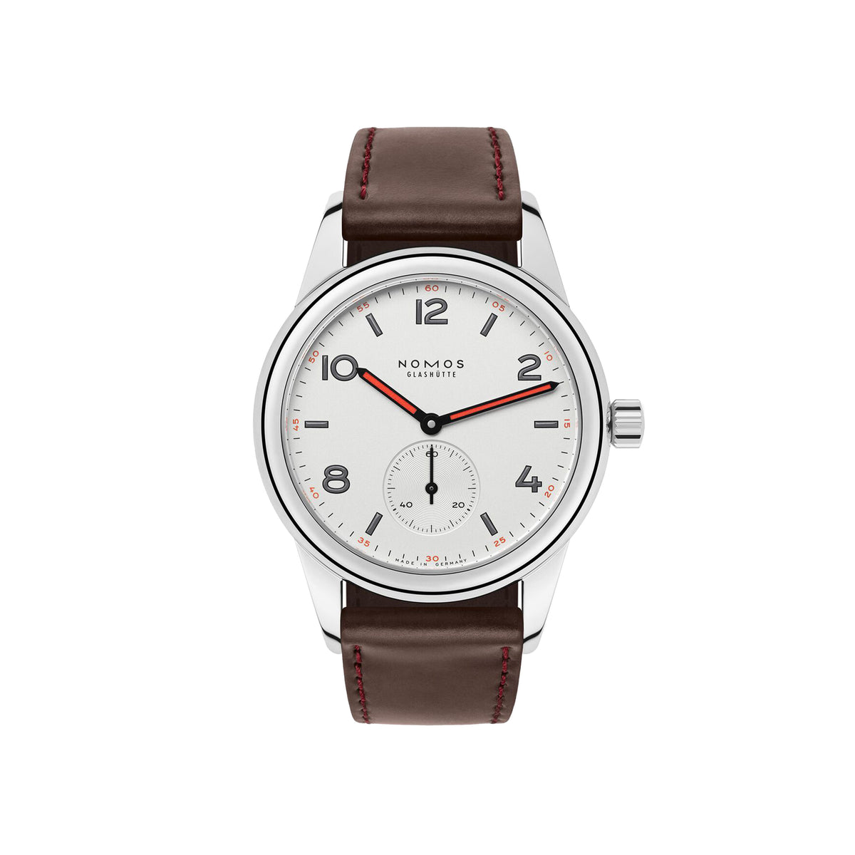 Nomos Glashutte Club Sport Watch, 36mm White DIal, 703.1